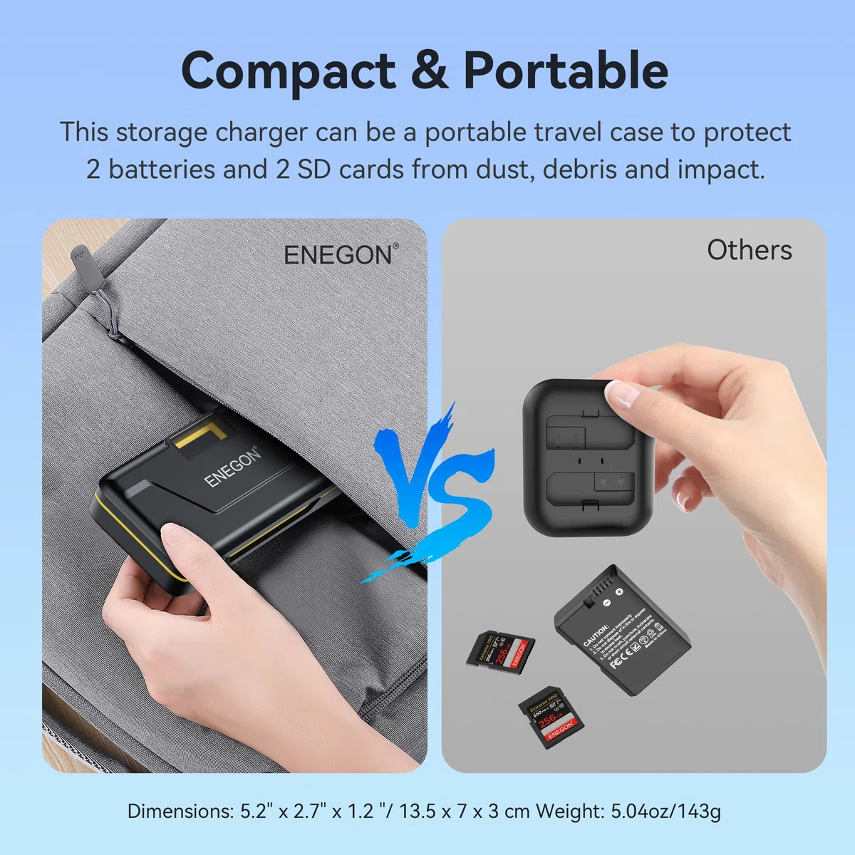 ENEGON NP-BX1 Akku (2 X 1380mAh) + LCD-aufbewahrendes Ladegerät (SD) für Sony NP-BX1 und ZV-1/ZV-1 II, DSC-RX100, DSC-RX100 VII/VI/V/IV/III/II/VA (M7-M2), HDR-CX405, FDR-X3000, HX300