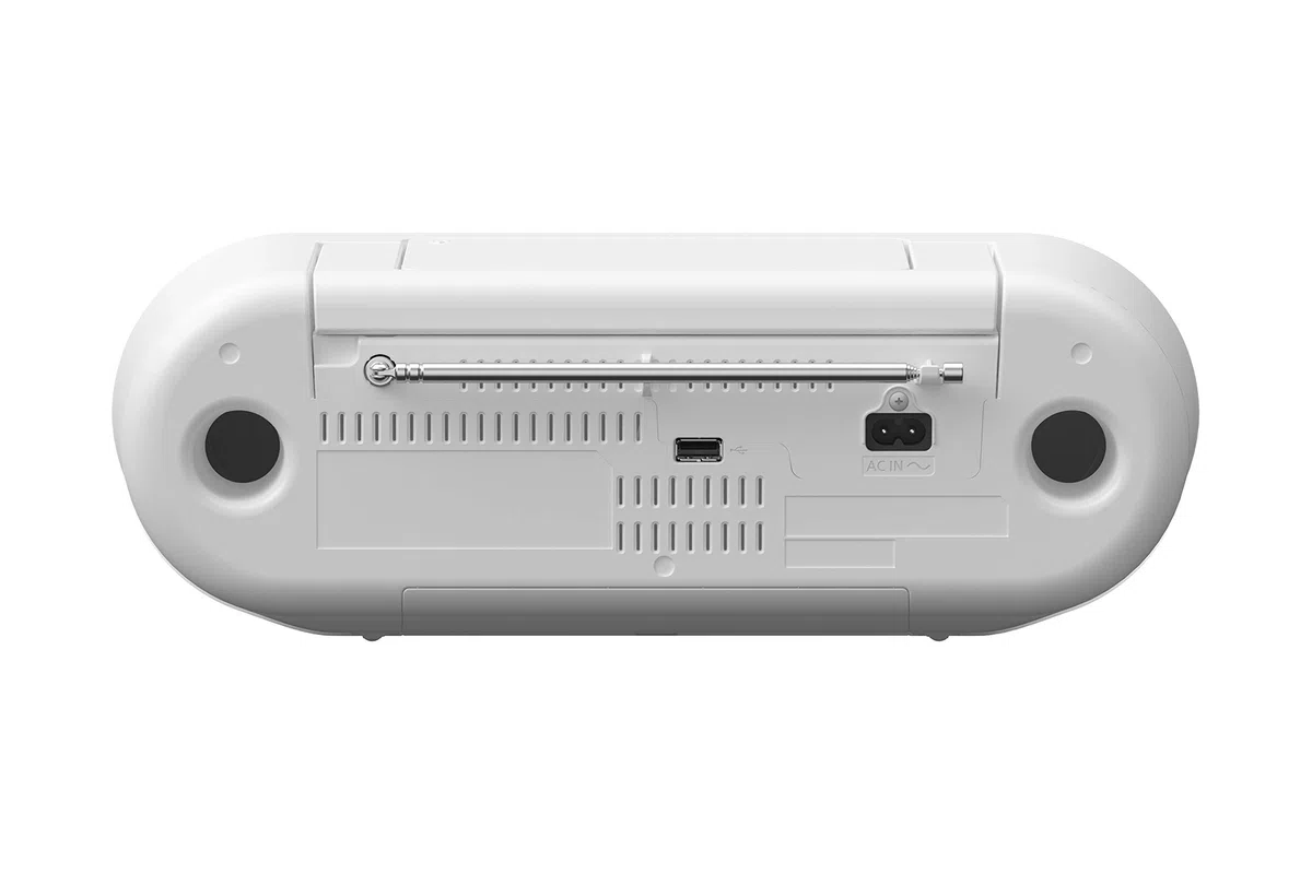 Panasonic RX-D550 FM-Radio mit Bluetooth, USB, CD, 20 W, Weiß