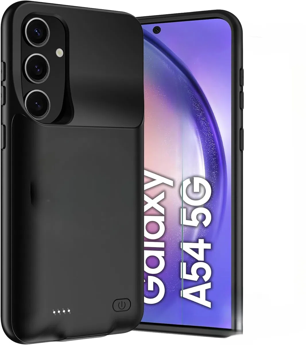 Schutzhülle für Samsung Galaxy A54, 7000 mAh, wiederaufladbares Ladegerät, dünne und tragbare Schutzhülle für Handyakku