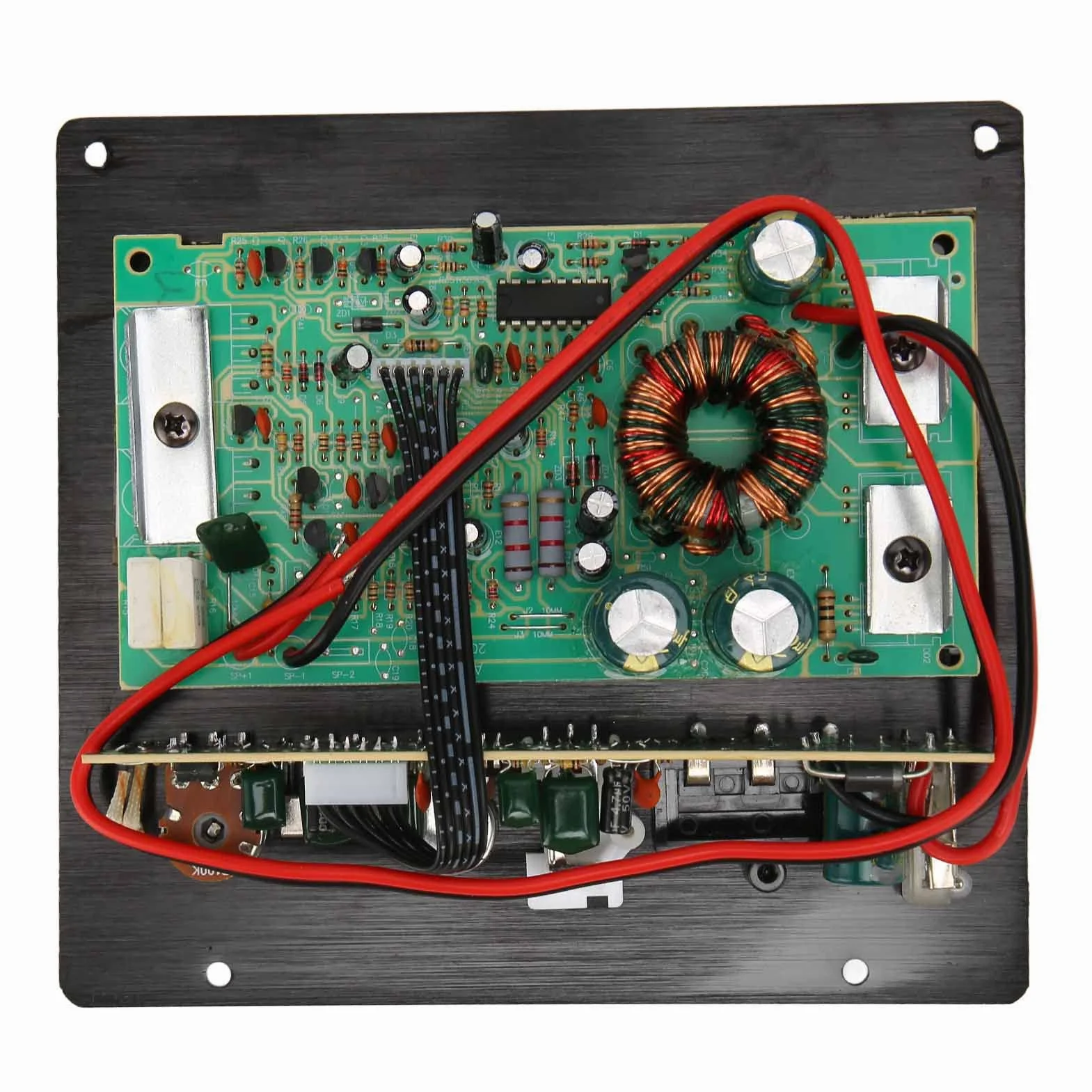 FK205 Auto-Leistungsverstärker, 1000 W Auto-Audio-Hochleistungsverstärker-Verstärkerplatine Leistungsstarke Bass-Subwoofer-Platine 12 V für 8-12-Zoll-Basslautsprecher