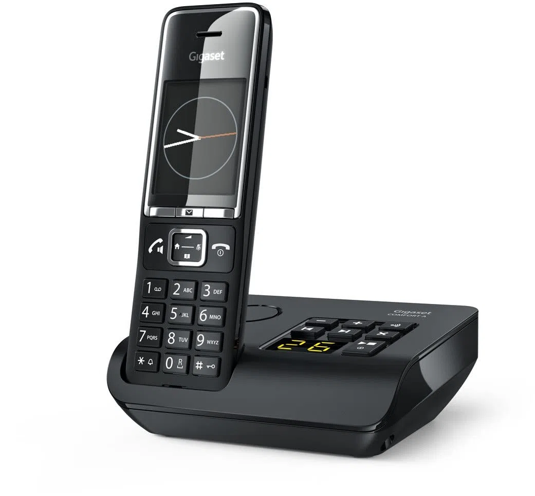 Gigaset Comfort 550A Analog Telephone Caller Id Black, S30852-H3021-B104
