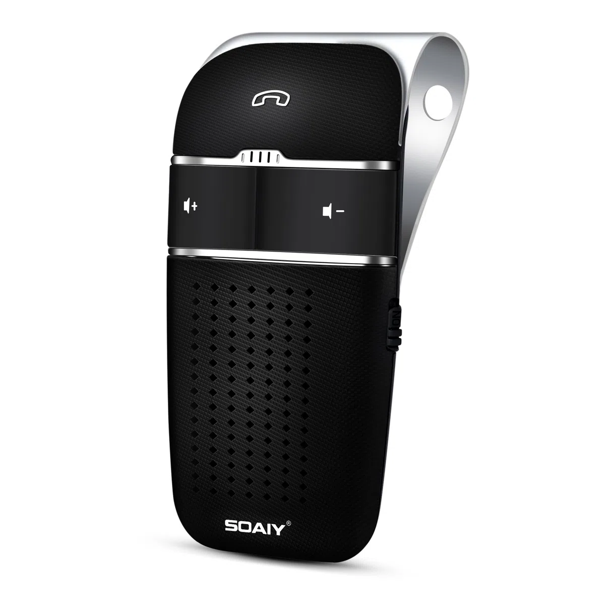 S32 Auto Kfz Bluetooth V5.0 Freisprecheinrichtung Freisprechanlage Car-Kit für Sonnenblende Automatische Abschaltung und Aktivierung möglich Musik GPS Unterstützung mit Deutscher Sprachausgabe