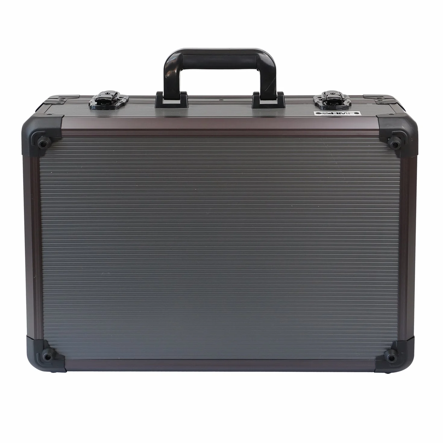 HMF 14502-02 Alu Transportkoffer, Aufbewahrungskoffer, Kamerakoffer, individuelle Facheinteilung, 46 x 15 x 33 cm