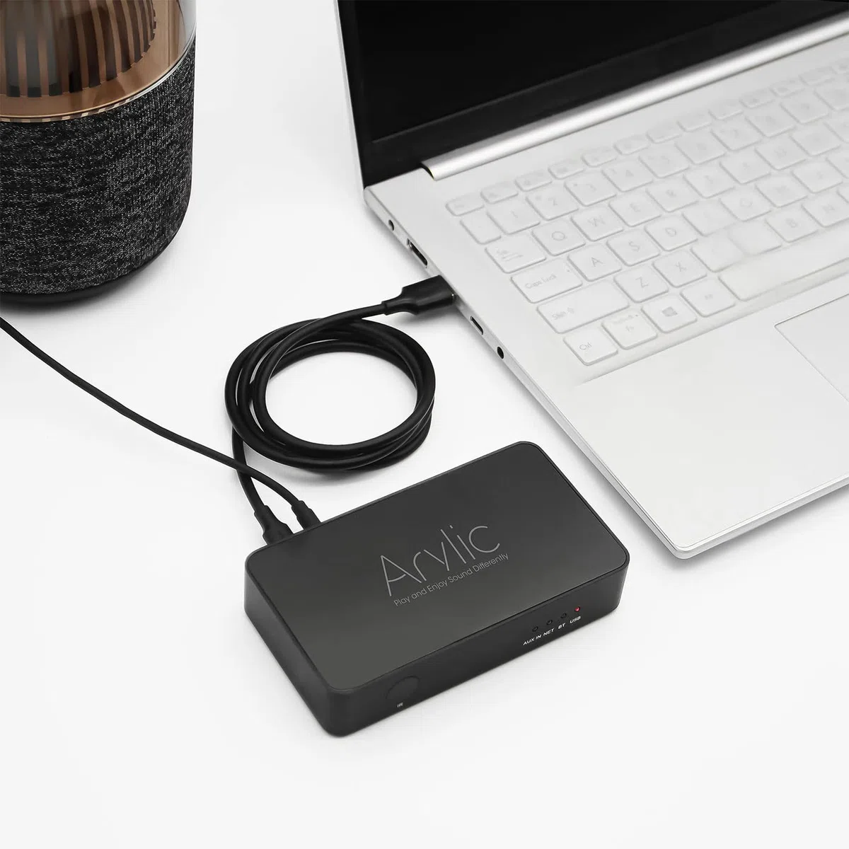 WiFi & Bluetooth 5.0 Audio Vorverstärker Receiver, Wireless Multiroom/Multizone Home Stereo Musikempfänger mit Airplay Spotify Connect und Fernbedienung für DIY-Lautsprecher - Arylic Up2stream S10