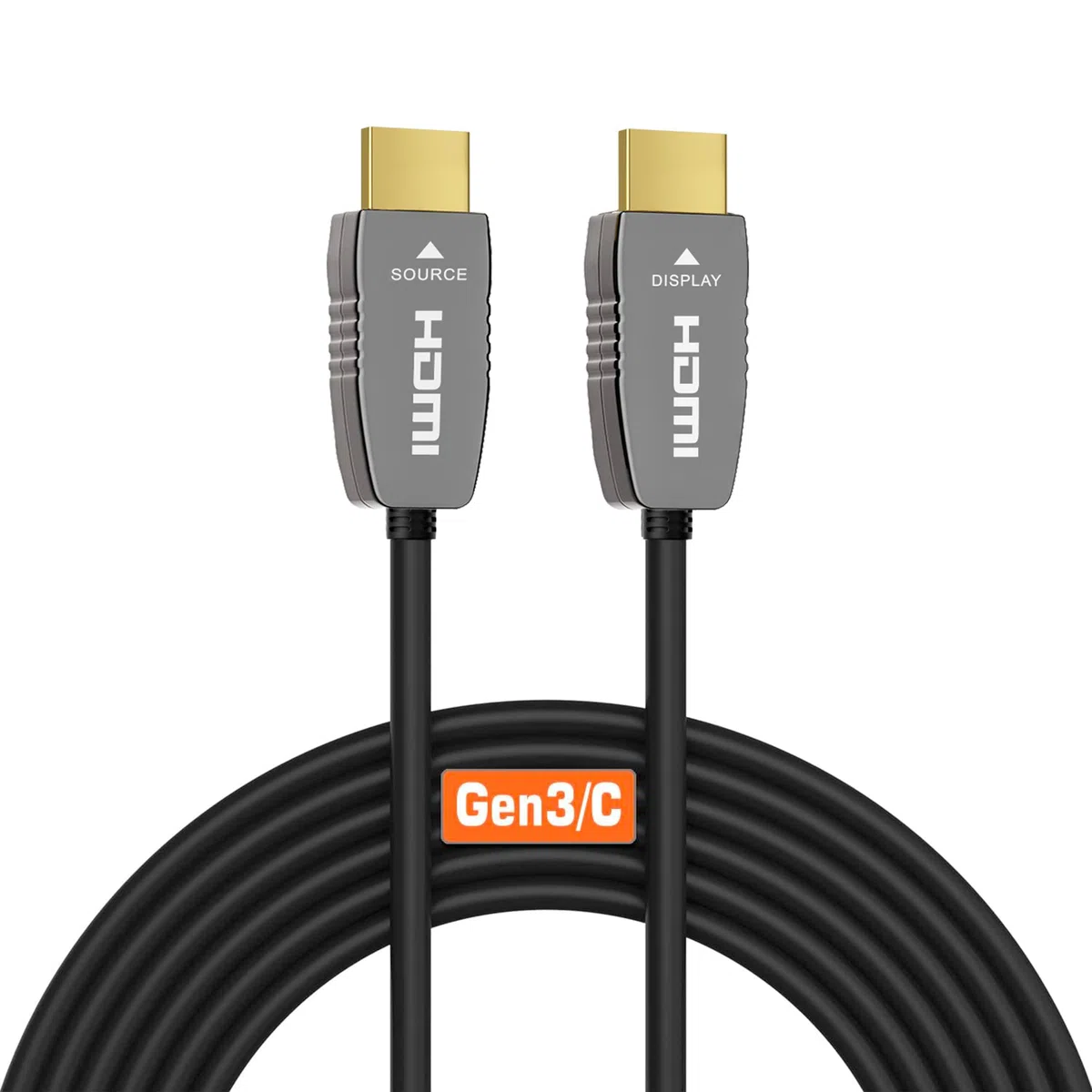 RUIPRO 8K HDMI Glasfaserkabel 2.1 15m, 48Gbps, 8K@60Hz, 4K@120Hz, Dynamic HDR, eARC, HDCP 2.2/2.3, kompatibel mit RTX 4090/4080, PS5, Xbox Series X/S, LG/Samsung/Sony TV, Beamer, AVR