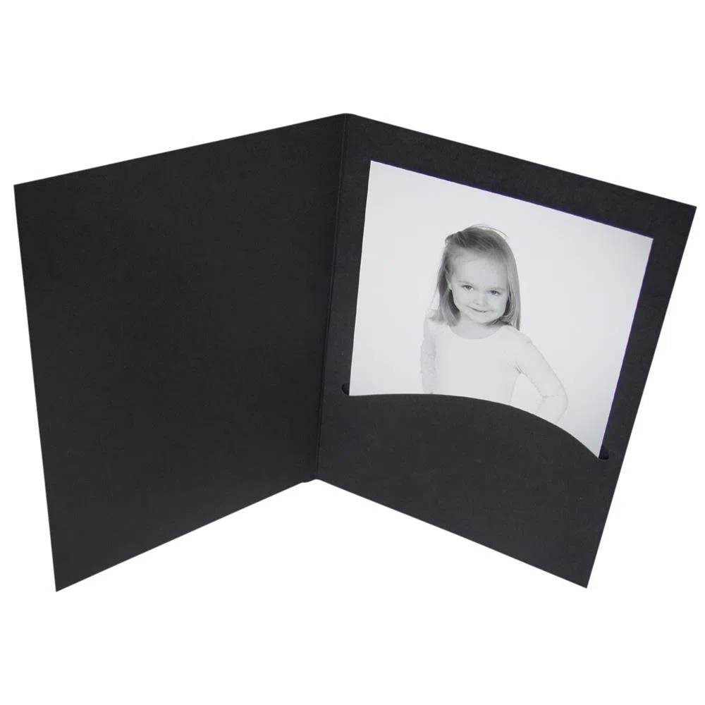 1x100 Daiber Portraitmappen Profi-Line 13x18 schwarz