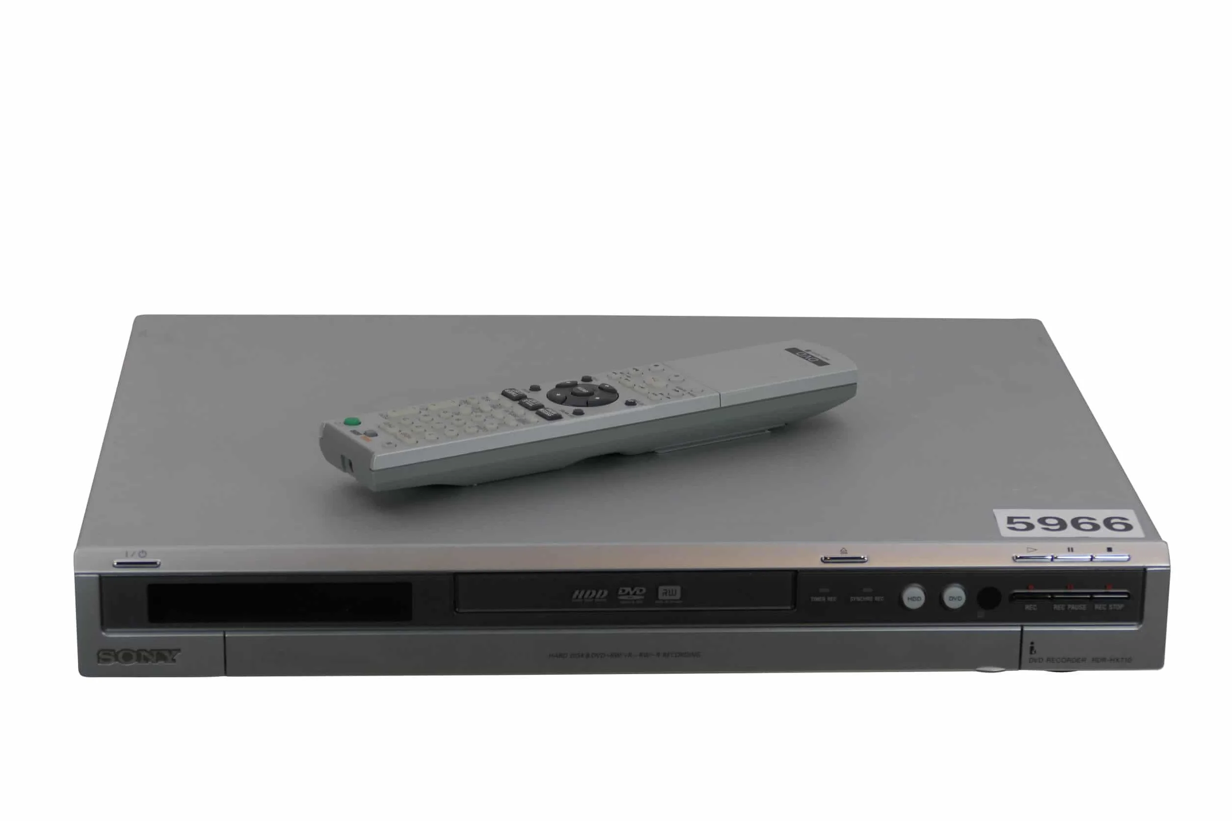 Sony RDR-HX 510 DVD-Rekorder mit 80 GB Festplatte Silber