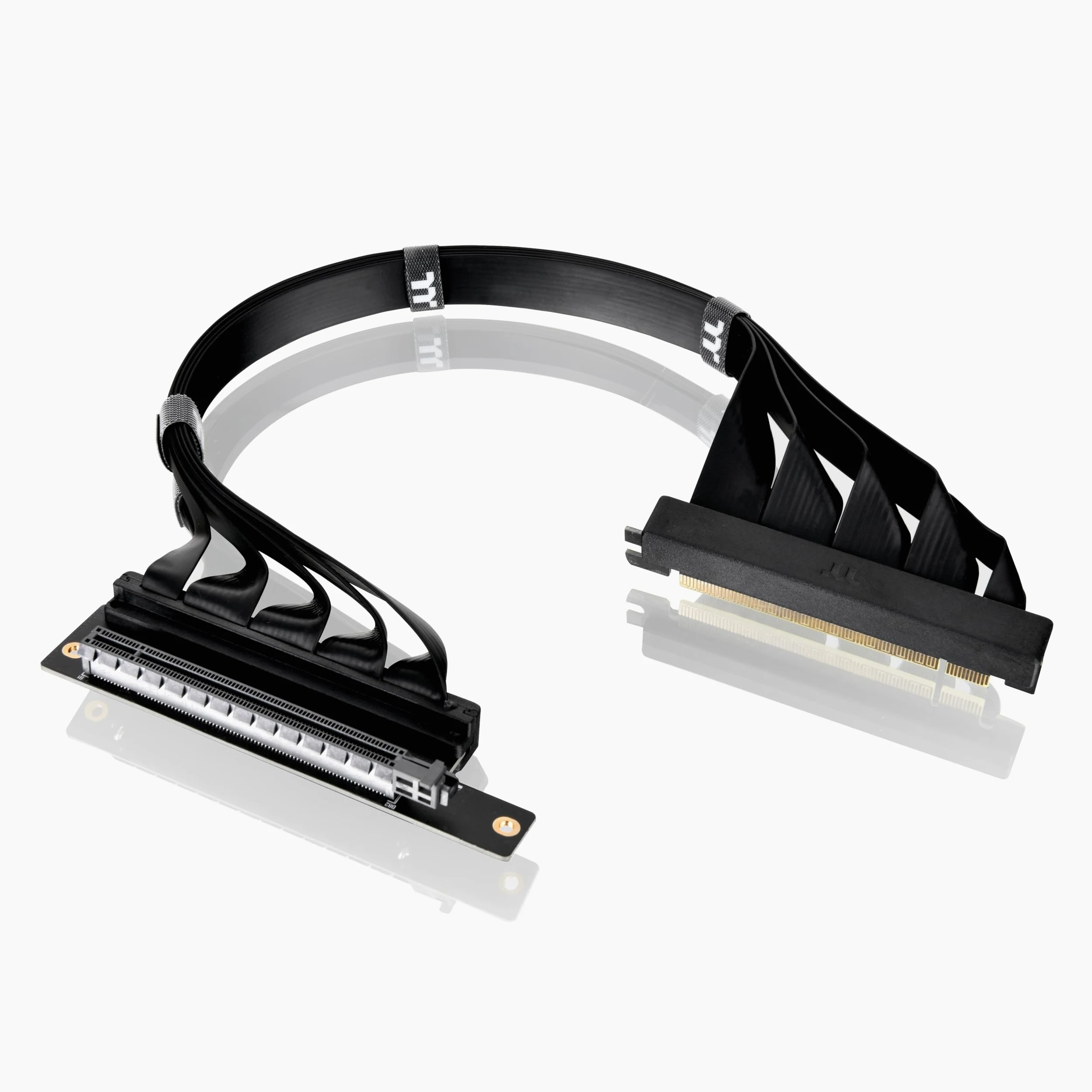 Thermaltake PCI-E 4.0 | Dual 90 Degree Riser Cable | 400mm