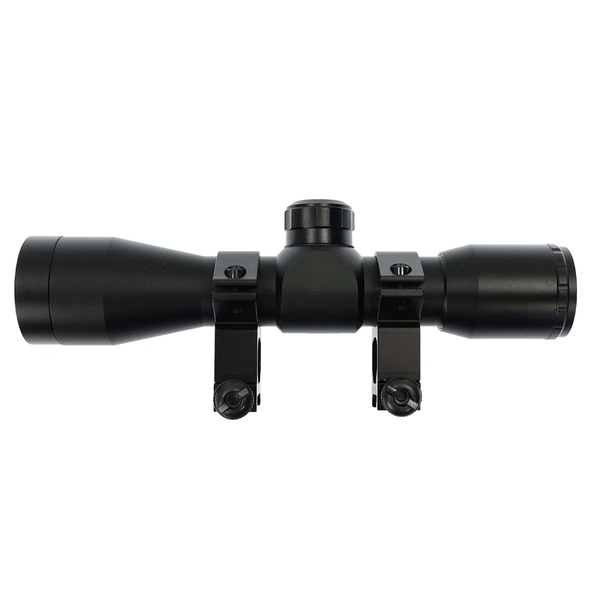 X-Bow FMA 4x32 – Zielfernrohr | aus Aluminium hat eine feste 4-fache Vergrößerung und ist mit einem Absehen 8 ausgestattet, die Optik mit 32mm Linse