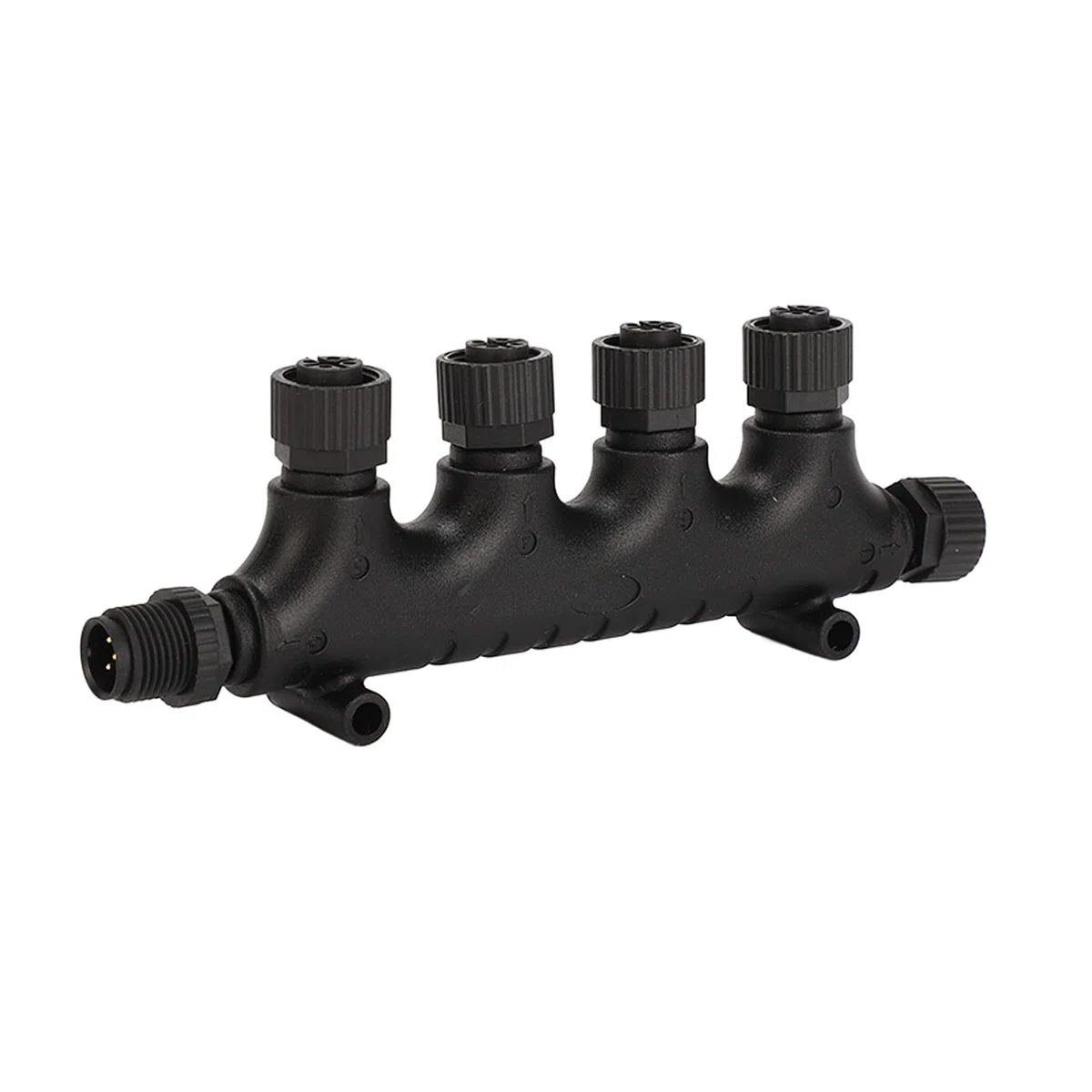 Für NMEA 2000 4-Port-T-Anschluss, 5-poliges ABS Für NMEA 2000 Multiport-T-Adapter IP67 Wasserdicht Für Lowrance-Netzwerke