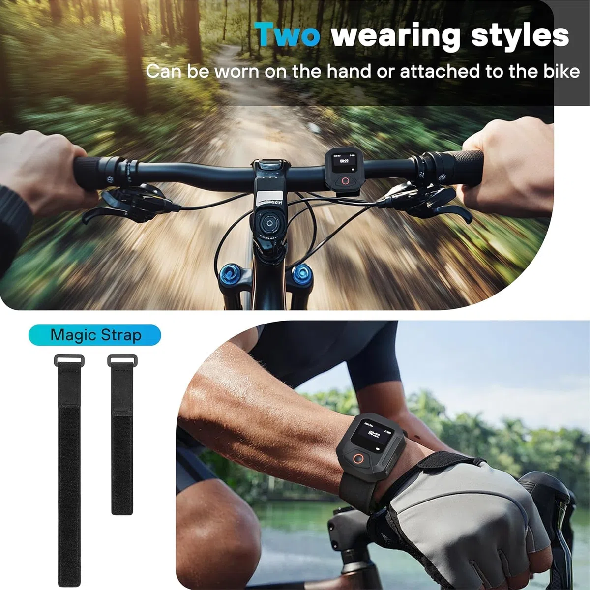 Treeboy Bluetooth GPS Remote Control for DJI Action 6/5 Pro/ 4-25M Range Smart Action Accessories