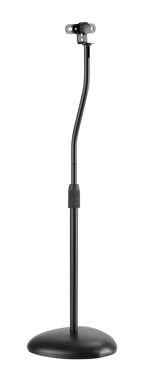 2 Lautsprecherständer - Universal für Satelliten Surround Boxen Schwarz je 4.5kg belastbar von HALTERUNGSPROFI S05