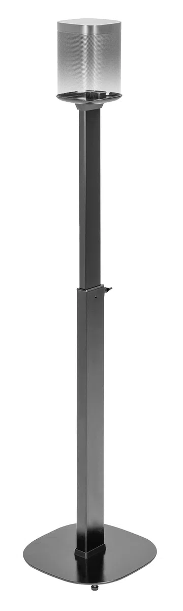 RICOO 1 x Lautsprecherständer Lautsprecher Ständer für SONOS ONE & SL LH073 Boxenständer höhenverstellbar Bodenständer Boxen Standfuß Stativ Speaker Stands mit Kabelführung