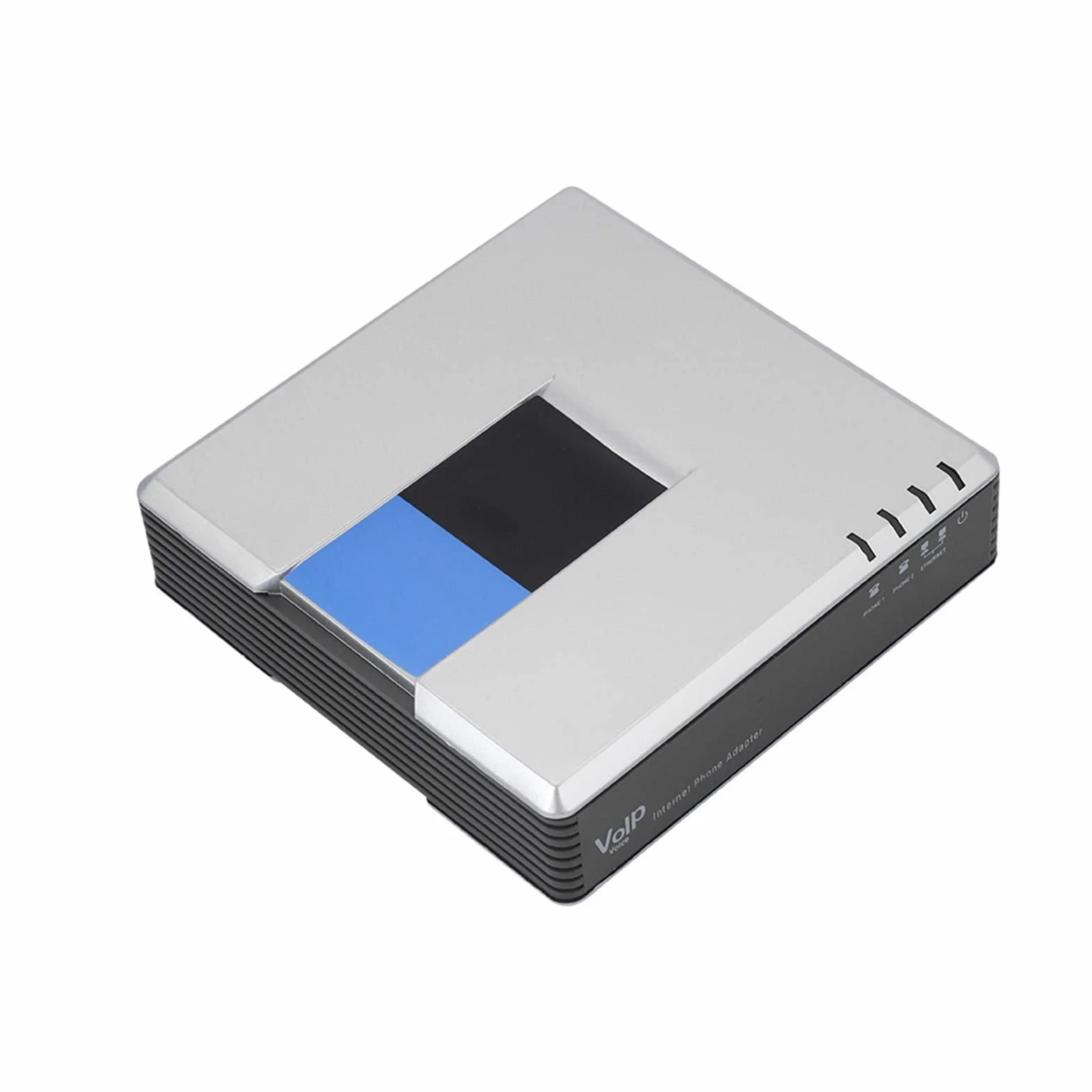 Akozon VoIP-Telefonadapter für Voice Over IP, In Erne 2 Ports SIP RJ45 Voice Over IP Skype-Telefonkabel für PAP2 AU-Stecker 100 240 V mit Por RJ 45 Netzwerkschnittstellenunterstützung