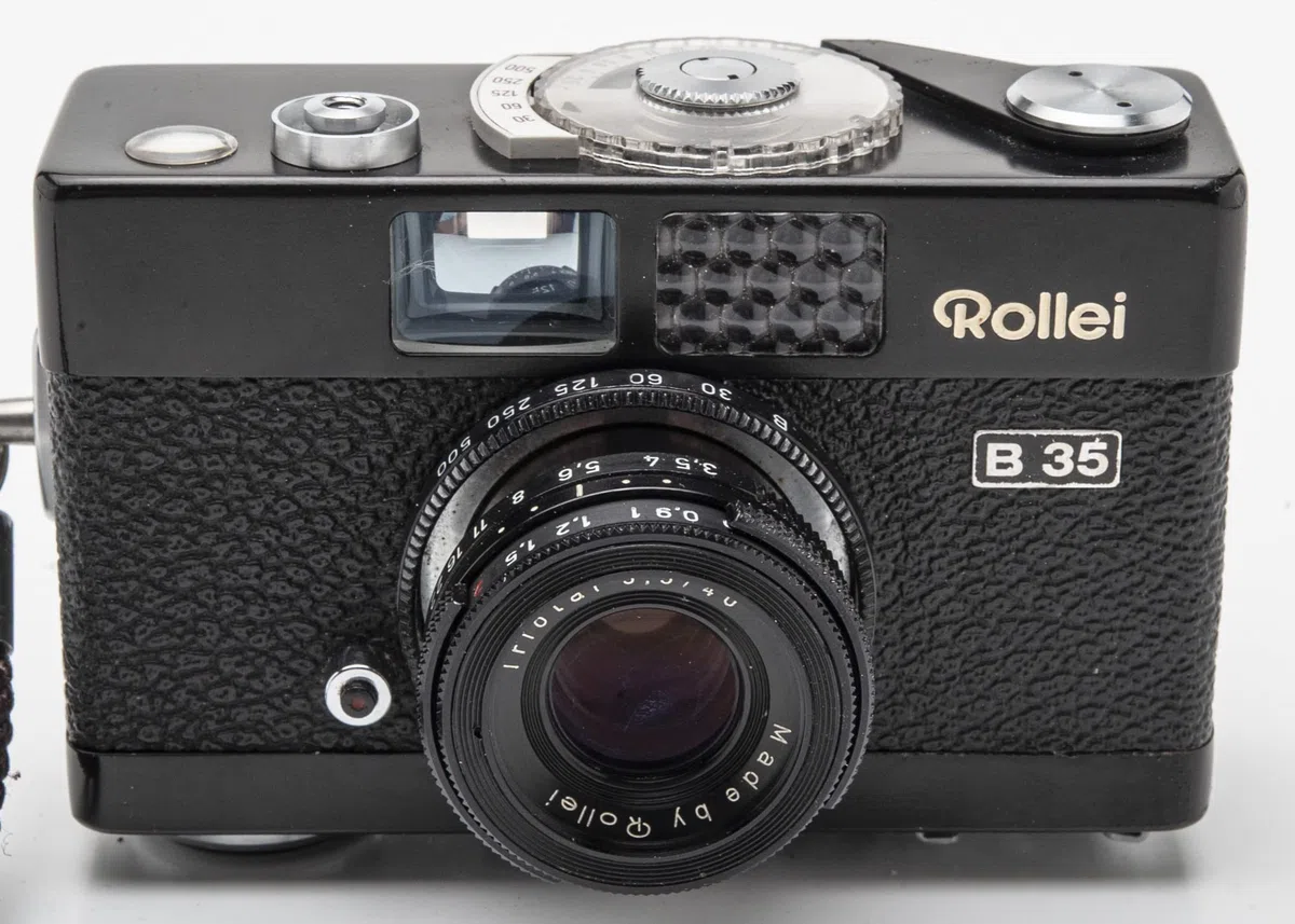 Rollei B35 Kamera - Carl Zeiss Triotar 3.5/40 Optik Made in Germany