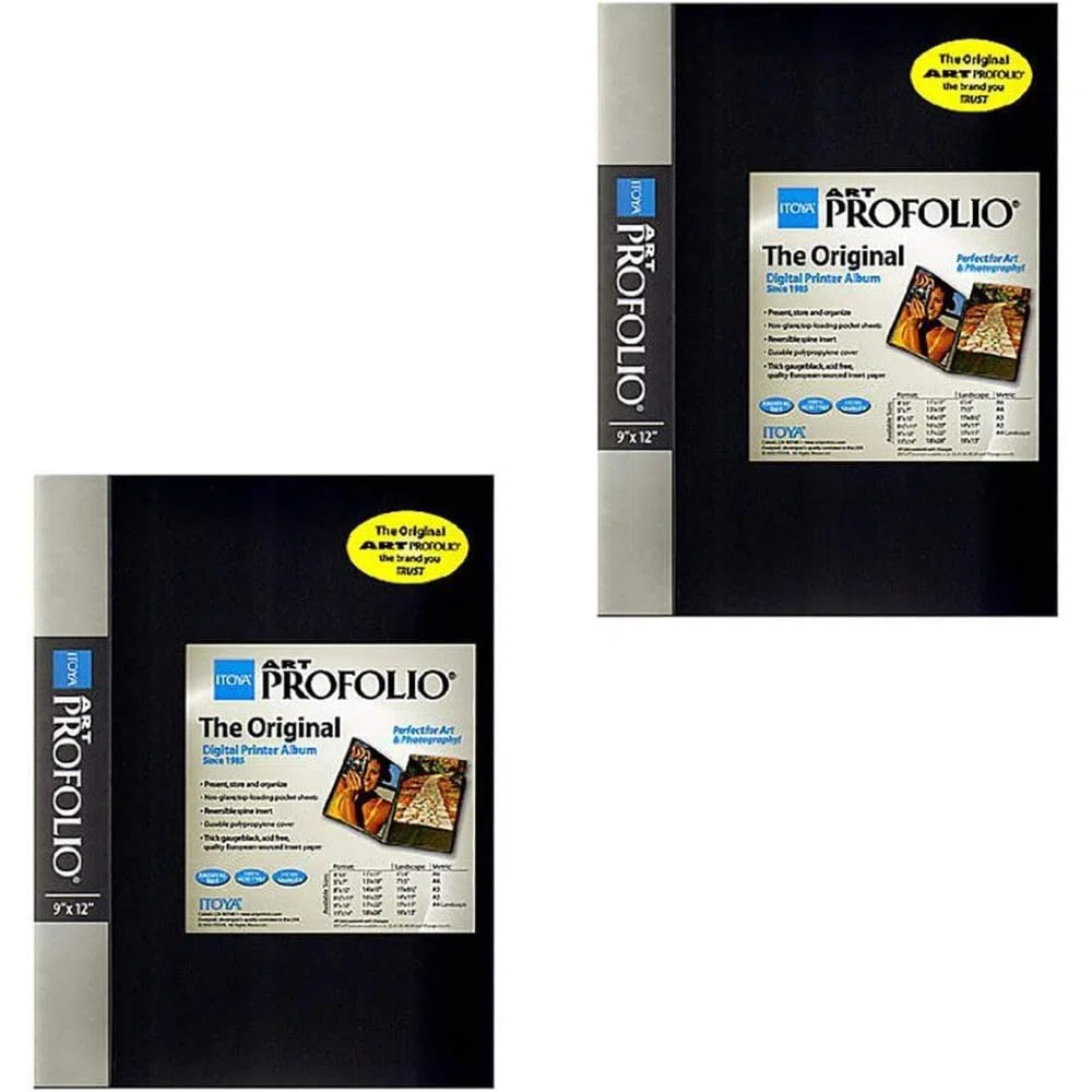 Itoya Art Profolio Storage/Display Book 9 in. x 12 in. 24 by ITOYA