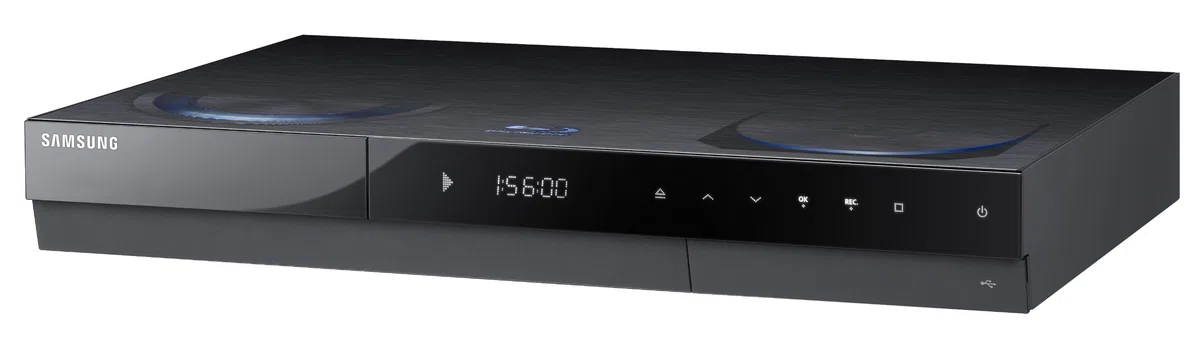 Samsung BD-C8200S HD-Rekorder mit Blu-Ray-Player (250 GB, Satelliten HDTV-Tuner, Upscaler 1080p, CI+) platinschwarz