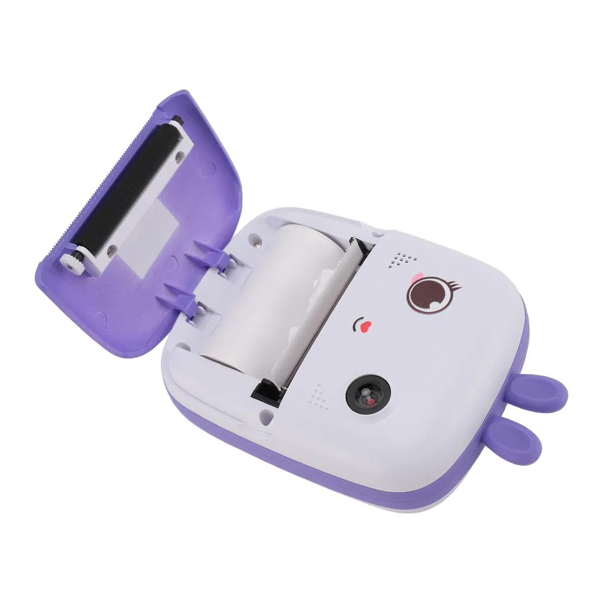 Kinder-Sofortbildkamera 48M 1080P Doppelkameras 2,4-Zoll LCD Digitalkamera für Kleinkinder (Lila)