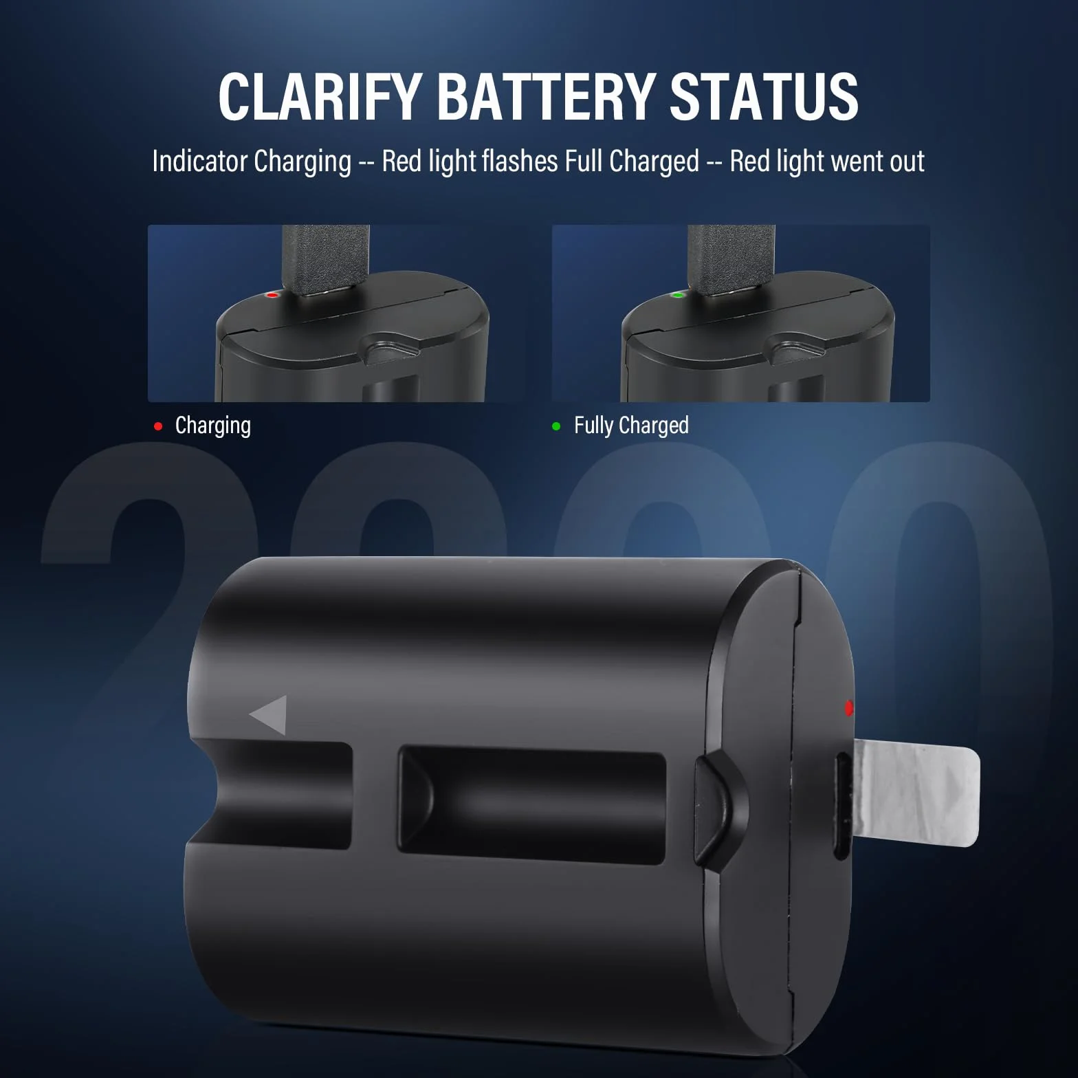 Godox VB22 Lithium-Akku Battery 7,2V 2200 mAh Kompatibel mit V480 V350 Kamerablitz