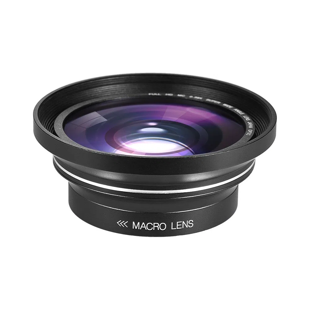 Andoer 30mm 37mm 0,39X Full HD Weitwinkel Makro Objektiv für Ordro Andoer Digitalen Videokamera Camcorder