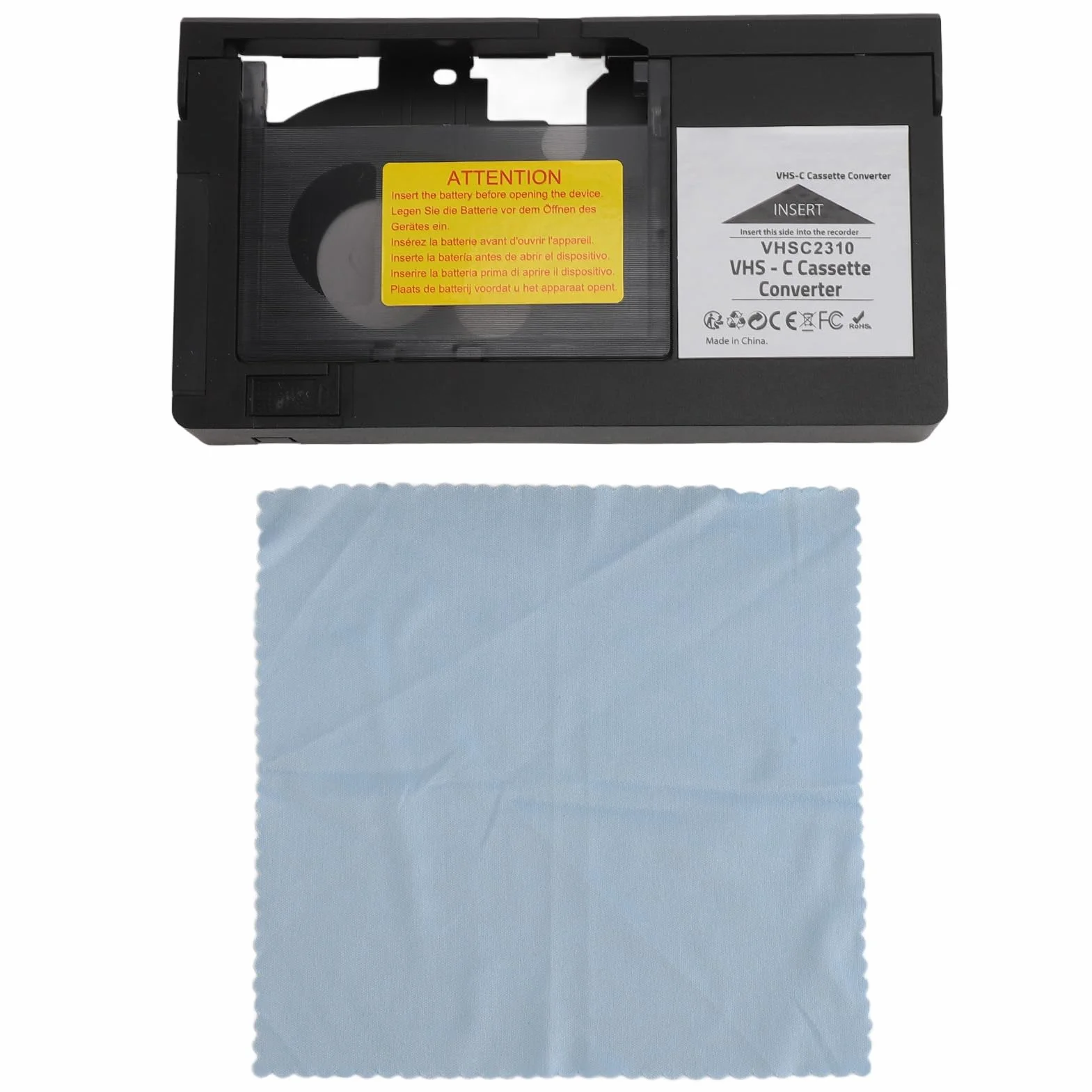 CamcorderKassettenadapter Wiedergabe Videokassettenadapter EinTastenSteuerung für S,VHS,CS und VHSKassetten