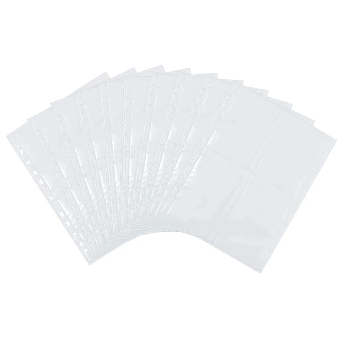 HERMA 7583 Fotohüllen Fotosichthüllen weiß 50 Blatt 9x13cm Hochformat