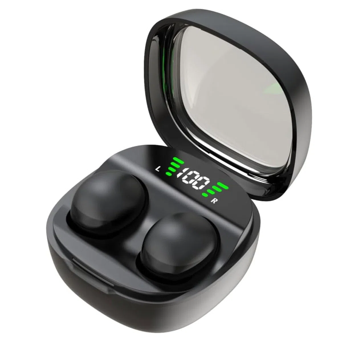 Micool Unsichtbarer Schlaf-kabelloser Kopfhörer, wasserdichte Bluetooth-Ohrhörer, leichte Schlafkopfhörer Bluetooth, schmerzlose, unsichtbare Schlaf-Kopfhörer für empfindlichen Schlaf, lange