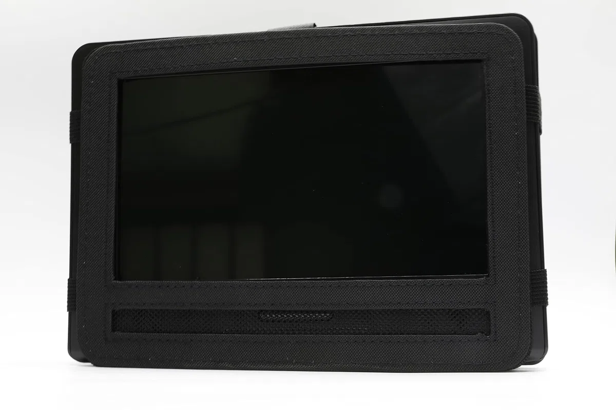 Tragbarer DVD-Player für Autos und Kinder, 7,5-Zoll-Bildschirm, HD-Drehbares Display, Intelligente Speicherwiedergabe, Fünf Stunden Lithium-Akkulaufzeit, CD, USB, SD-Karte, Keine Zonenbeschränkungen