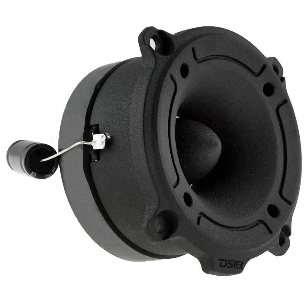 DS18 2 PRO-TW120B super Aluminium hochtöner Schwarze mit 120 watt rms und 240 watt max 7,90 cm Durchmesser und Einer von 4 ohm 103 dB, pro Paar + 2 kondensatoren und 3 kostenlose Aufkleber