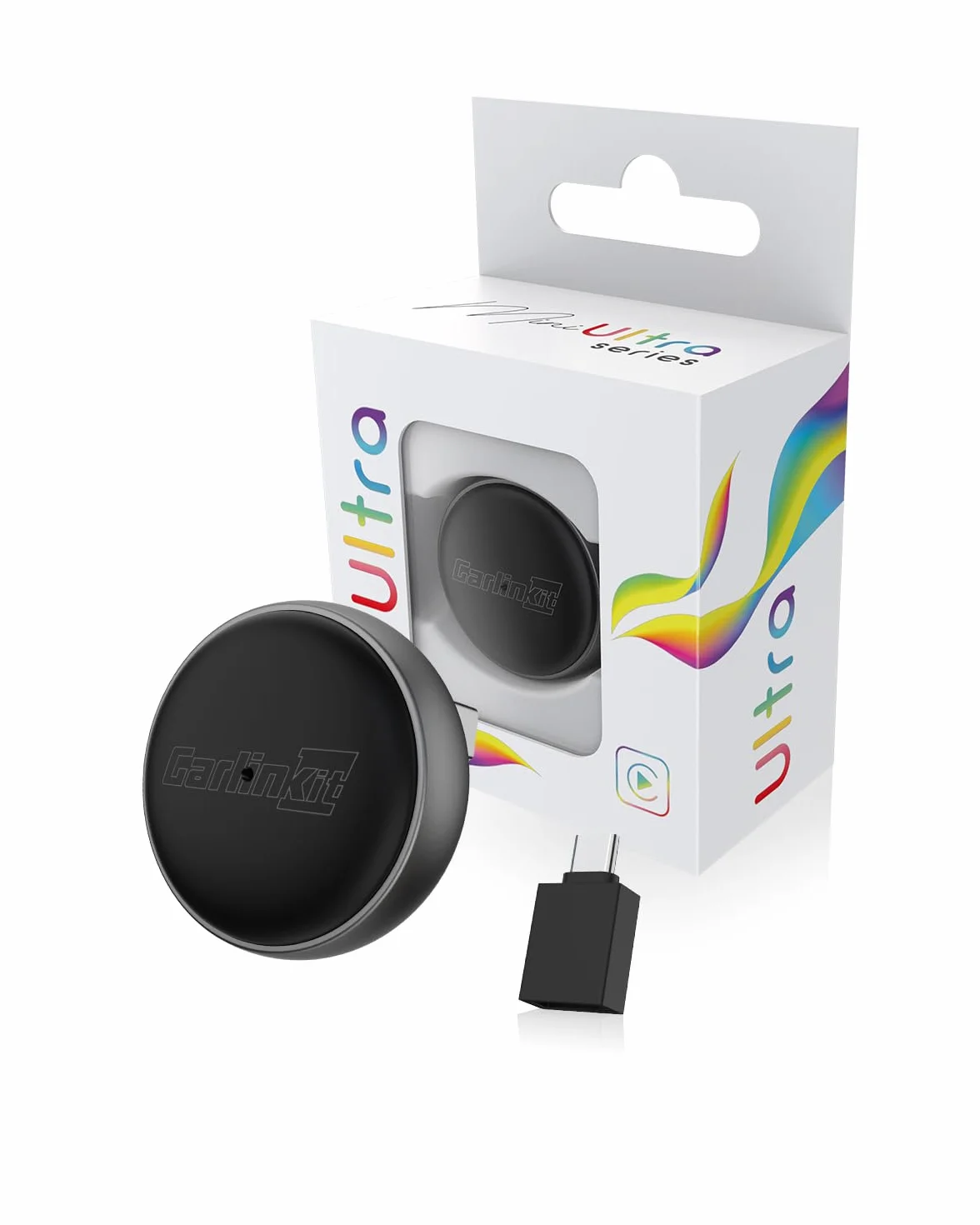 CarlinKit MINI Ultra3 – der neueste kabellose CarPlay- und Android Auto-Adapter, der kabelgebundene Verbindungen in kabellose umwandelt und so für ultraschnelle Konnektivität sorgt. Plug-and-Play-fähi