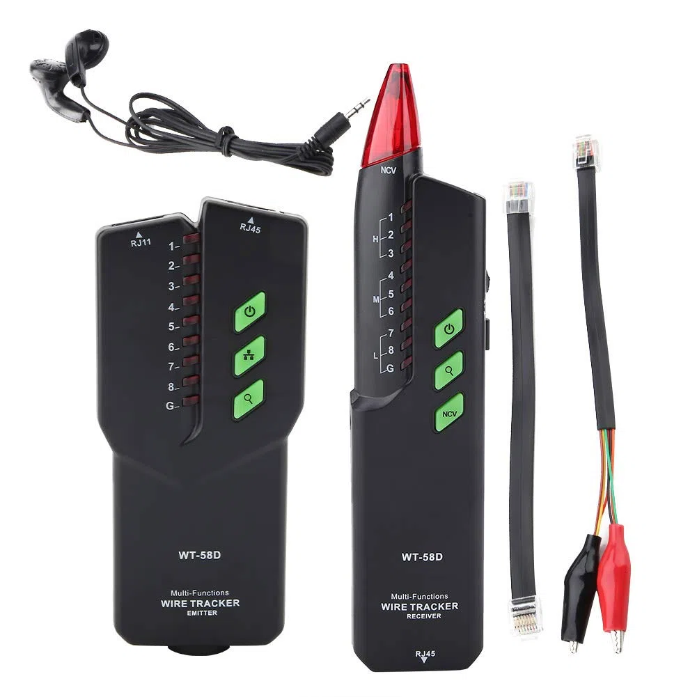 Akozon WT-58D Draht Tracker Handheld Netzwerkkabel Tester Line Finder Telefon Wire Detector Tracker Tool