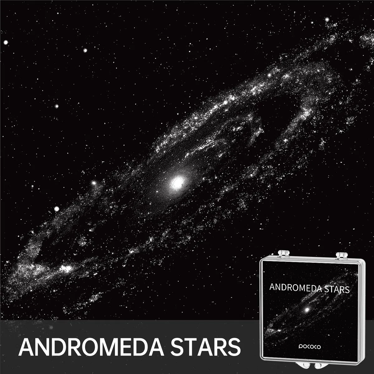Mond und Sterne: Scheiben für POCOCO Galaxy Projector, 5K Ultra HD, Halbleiterlithografie (6 scheiben)
