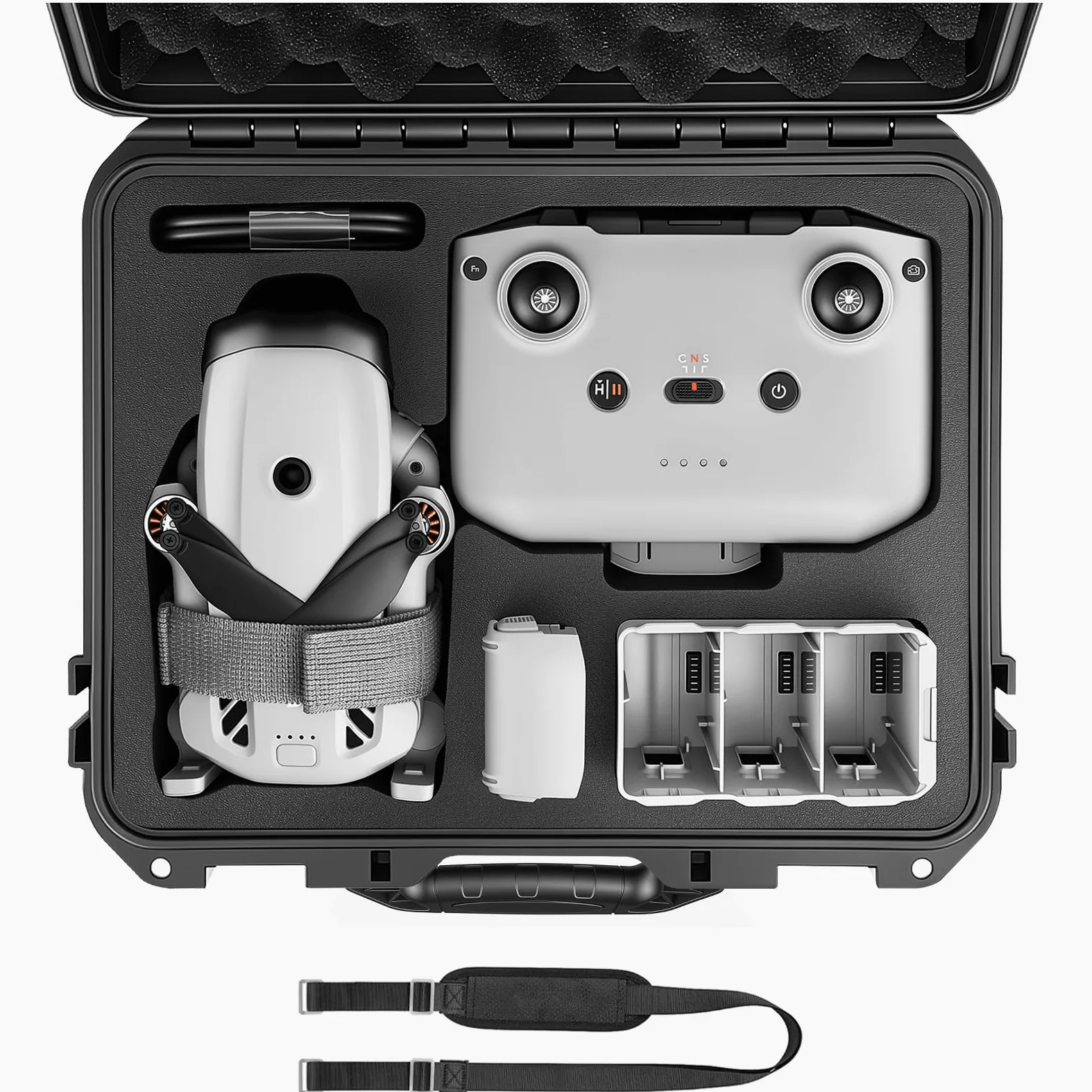 FPVtosky Lito X1/ 1 Koffer, Tragetasche für DJI Lito X1 / 1, kompatibel mit RC-N3, Akku, Ladegerät-Hub und anderem Zubehör