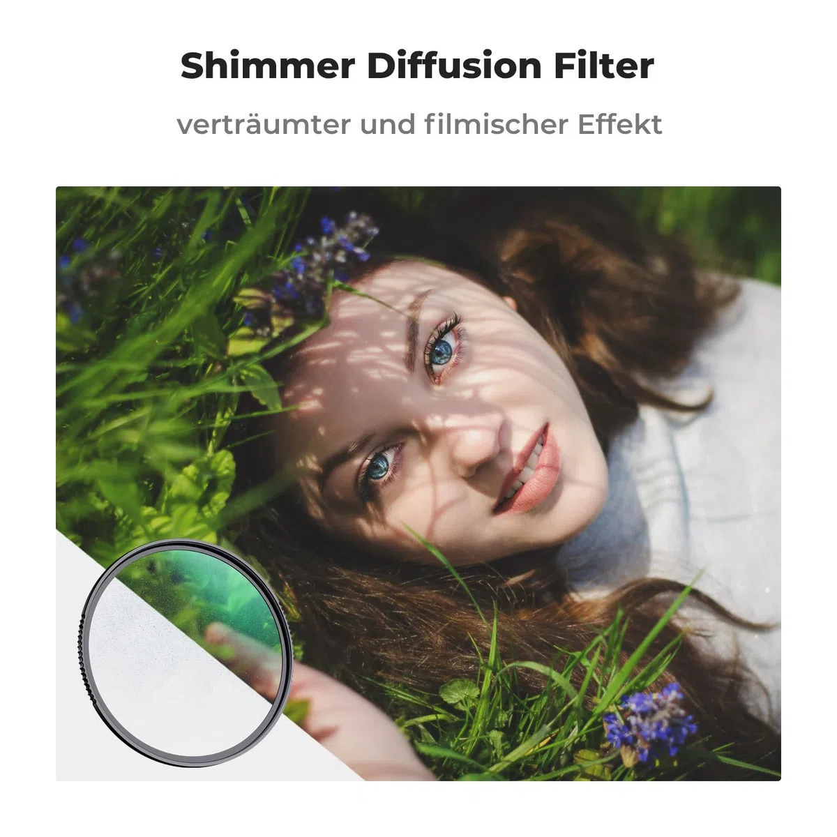 K&F CONCEPT Shimmer Diffusion Filter 67mm aus Optisches Glas mit 18 Schichten Nano-Beschichtung für Videoaufnahmen/Portraitfotografie (Nano-Klear)
