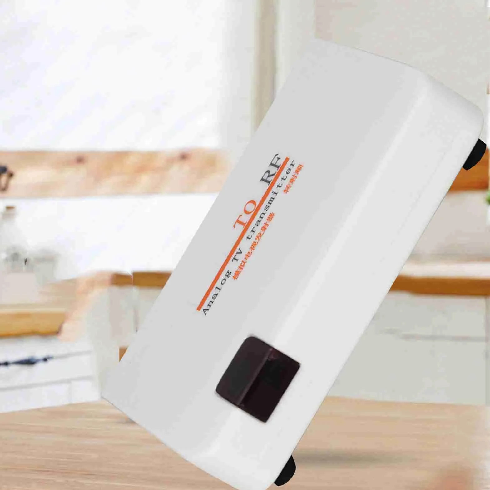 ASHATA HDMI zu Koax HF-Wandler Modulator für TV, HDMI zu HF Koaxial Wandler Adapter Box mit Fernbedienung, Unterstützung 480I/480P/576I/576P/720P/720I/1080I/1080P (100-240V)(EU)