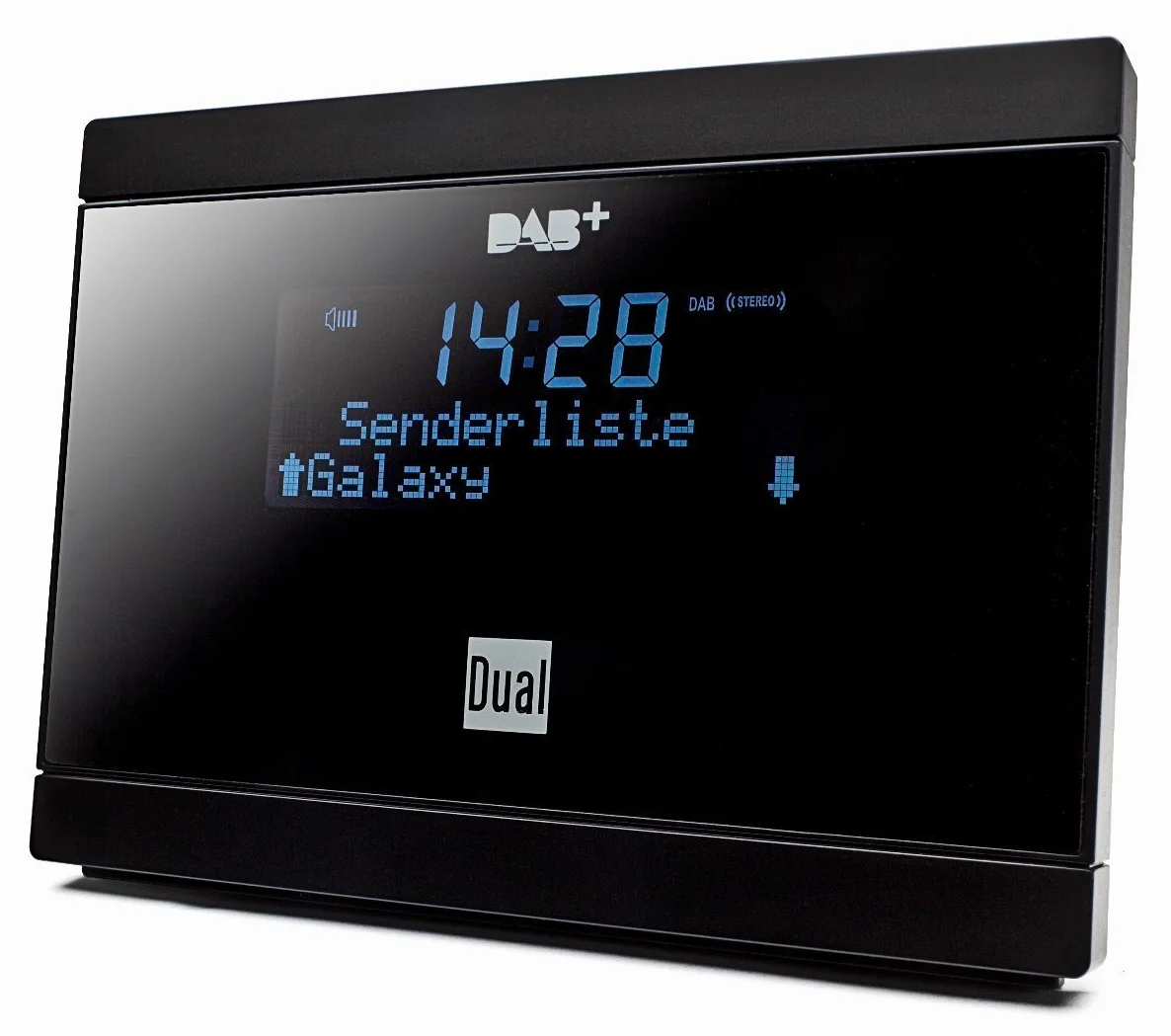 Dual DAB 2 A Digital-Radio Adapter mit Fernbedienung (LCD-Display, DAB(+)/UKW-Tuner, Alarmfunktion) Schwarz