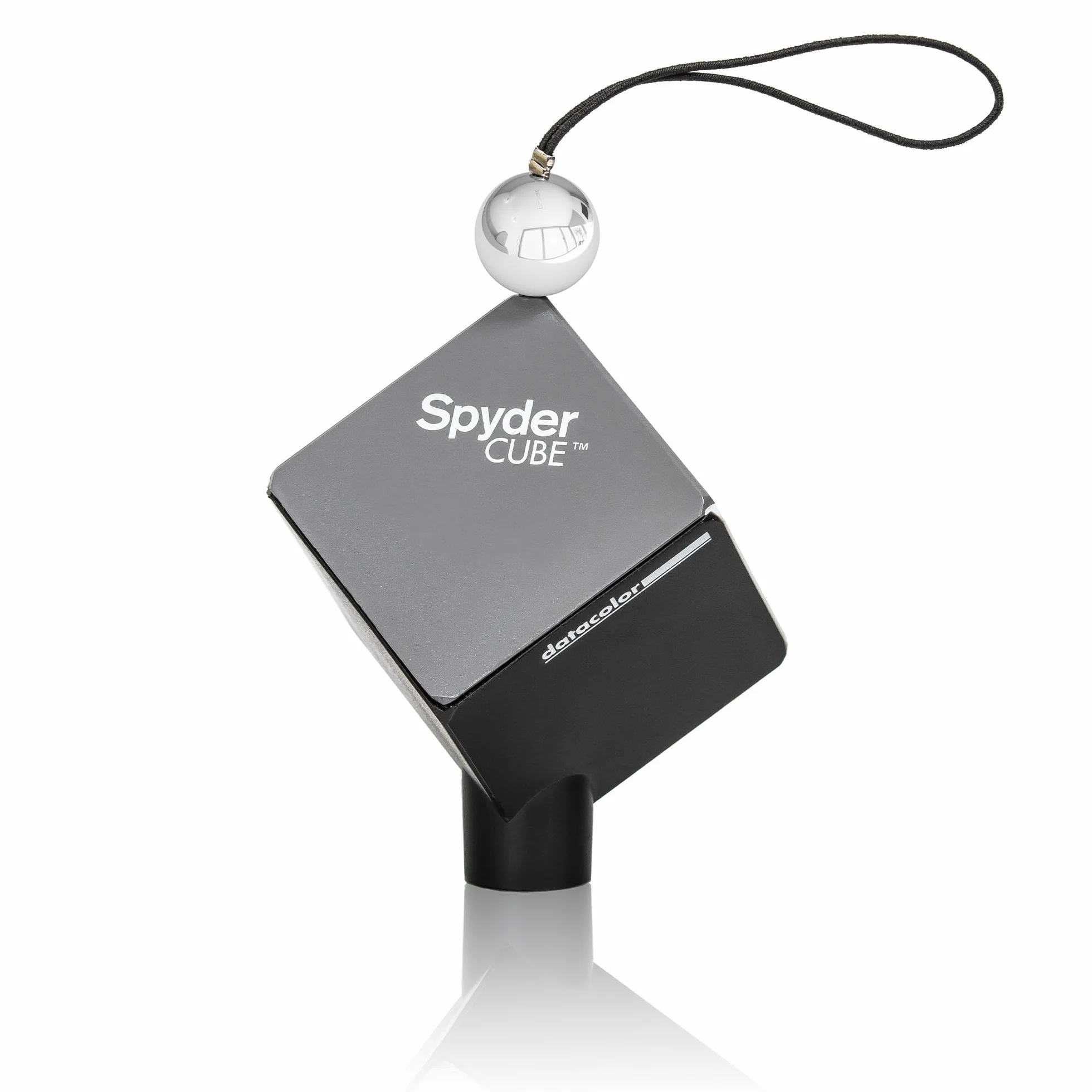 Datacolor Spyder Cube: robuste Graukarte mit präziser Kontrastbestimmung durch Lichtfalle & Chromkugel