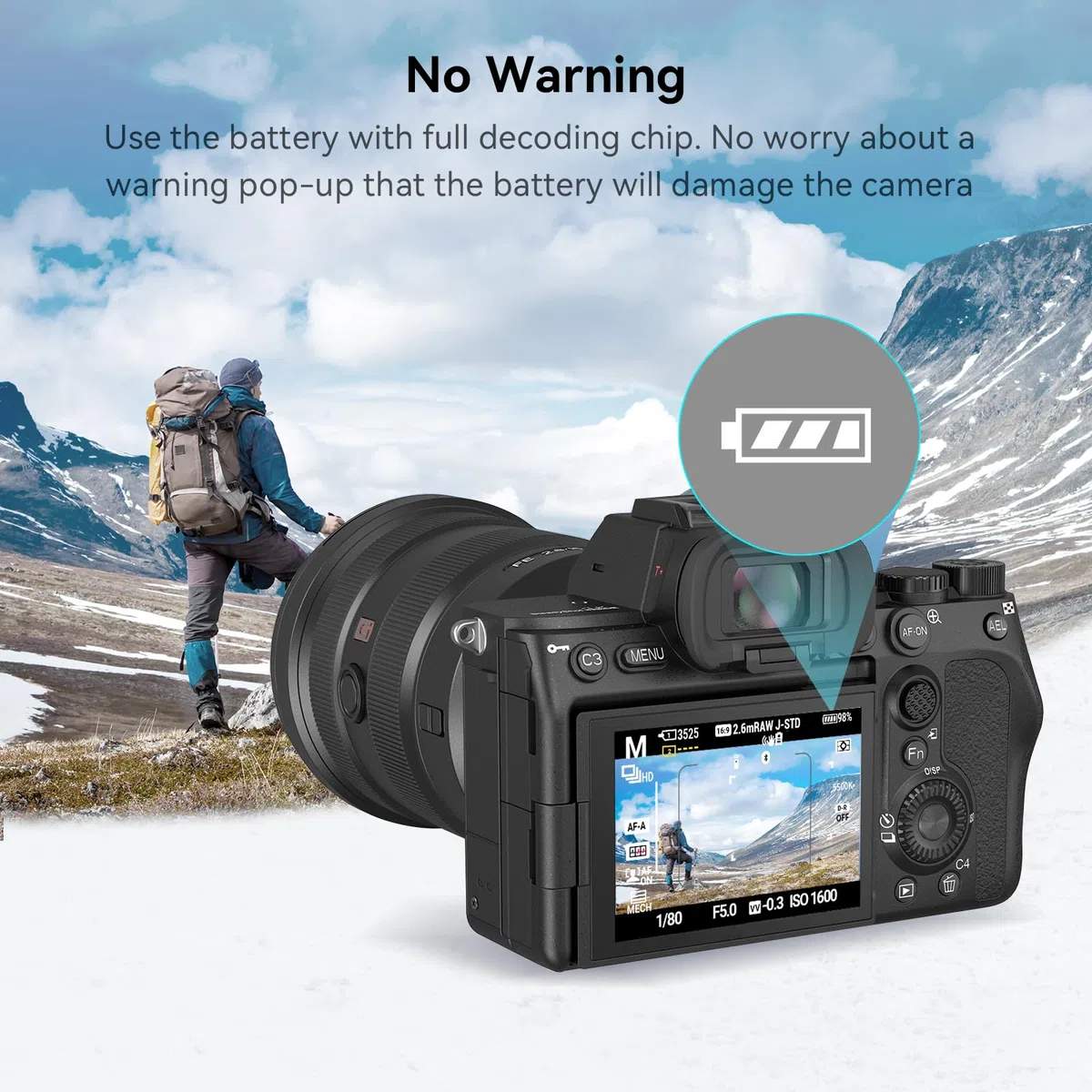 SMALLRIG Dummy Battery Power Supply Adapter Kit für Sony NP-FZ100 α6600 / α9 II / α7 III / α7R III / α1 / α7C / α7S III / α7R IV/ α7R V / α6700/ FX3 / FX30 / α7CR / α7C II / α7 IV/ZV-E1 Kamera-4269B