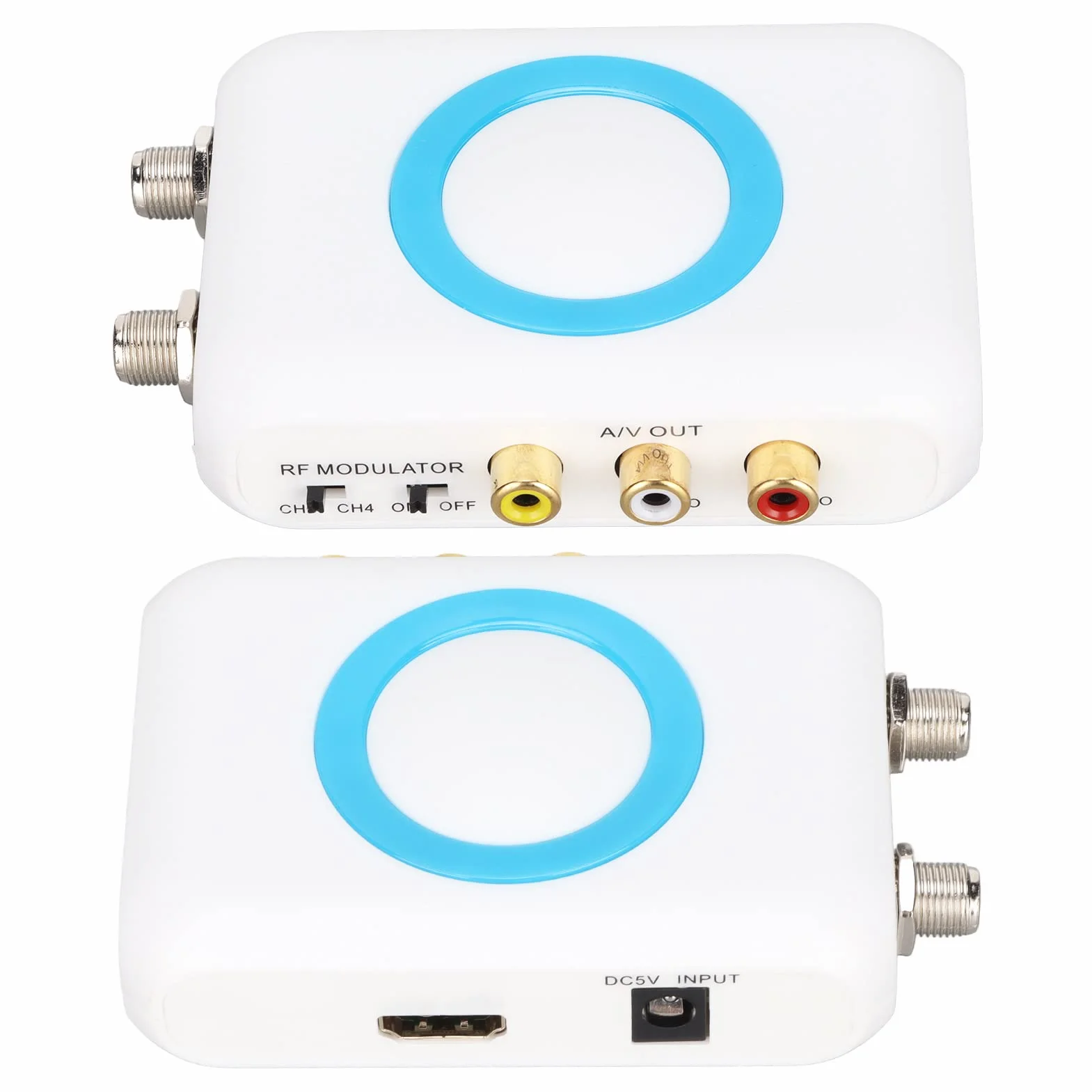 Ejoyous HD Multimedia Interface Modulator, Plug -and -Play HF Modulator Tragbar für den Ersatz für den Fernseher zu Hause