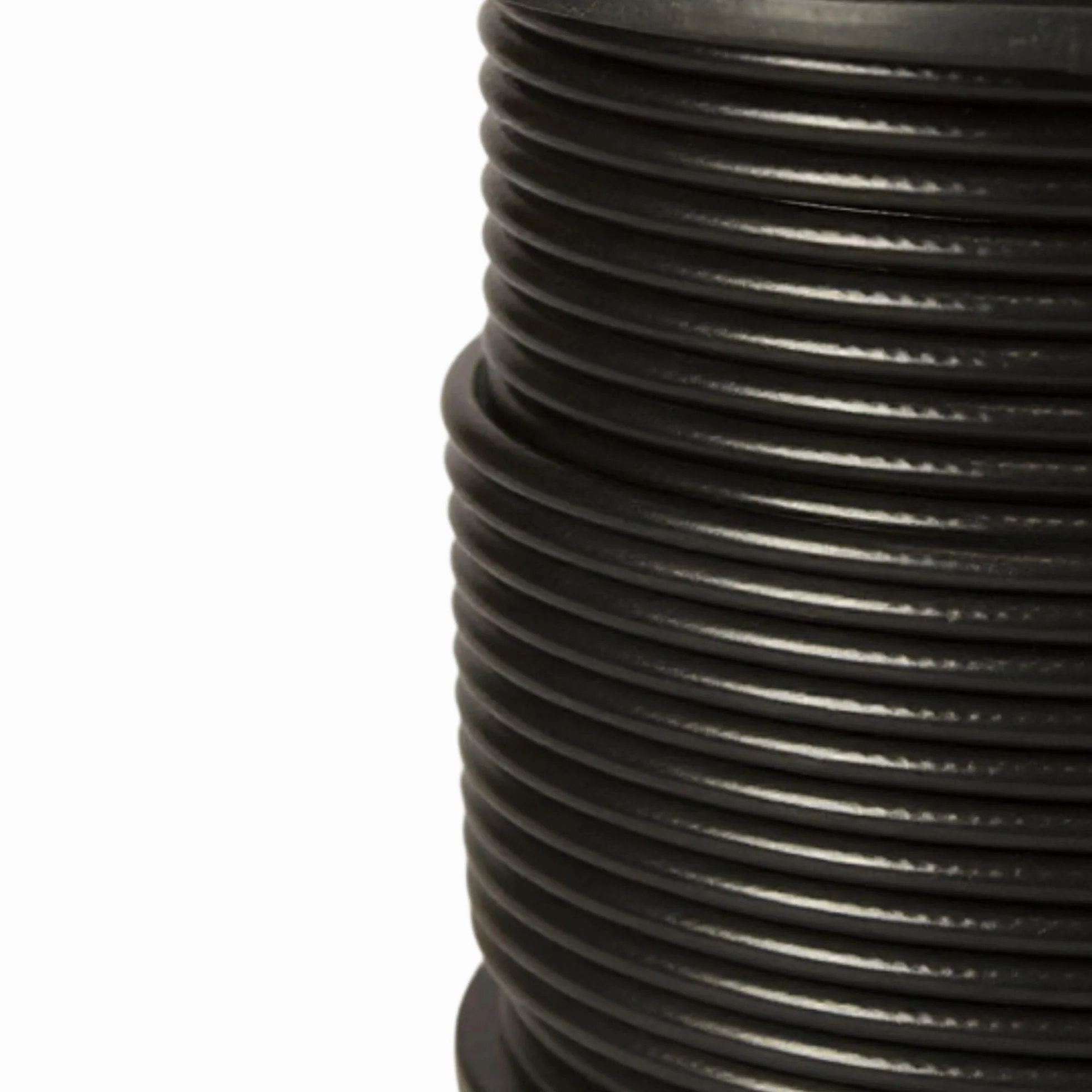 PremiumX 50m DELUXE PRO Koaxial Kabel Schwarz 135dB 5-Fach geschirmt reines Kupfer SAT Antennenkabel 10x F-Stecker