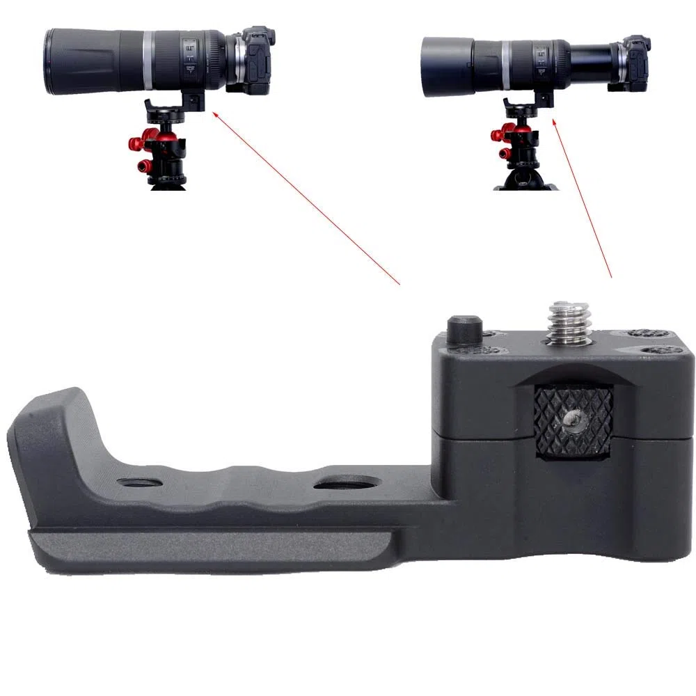 iShoot Stativhalterung Ringsockel, Objektivkragenfuß, kompatibel mit Canon RF 600 mm F11 is STM und Canon RF 800 mm F11 is STM, Objektivhalter mit 39mm Arca-Swiss Fit Schnellwechselplatte