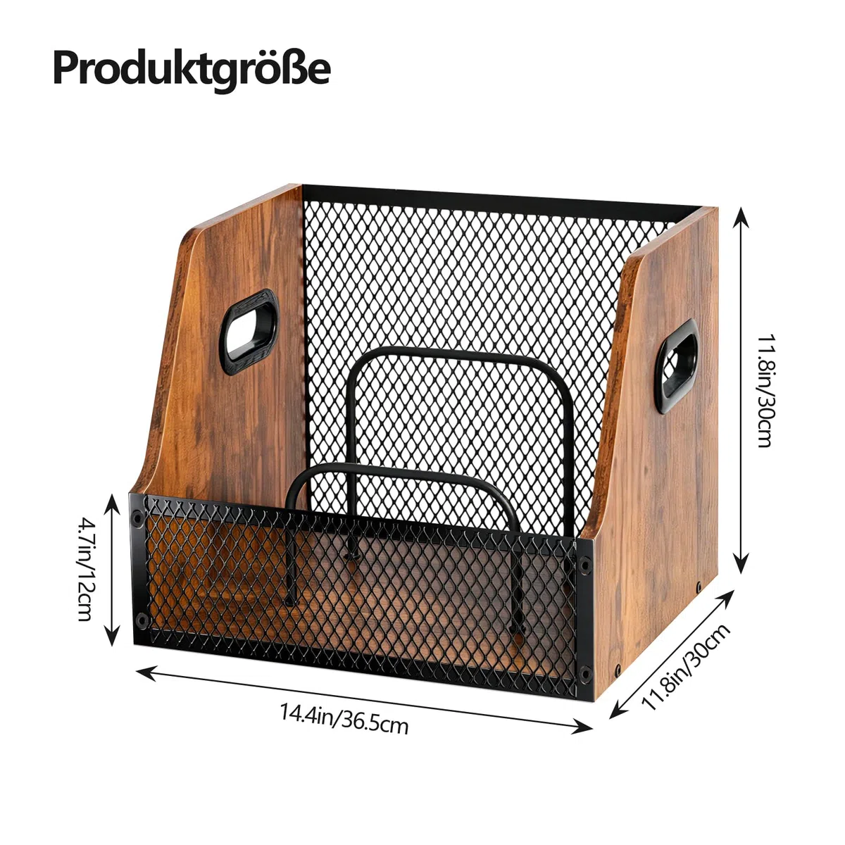 BILIONE Schallplatten Aufbewahrung - Holz & Metall Schallplatten Ständer für 7/10/12 Zoll Vinyl, Schallplattenhalter für bis zu 60 Schallplatten, Vinyl Aufbewahrung für Musikliebhaber