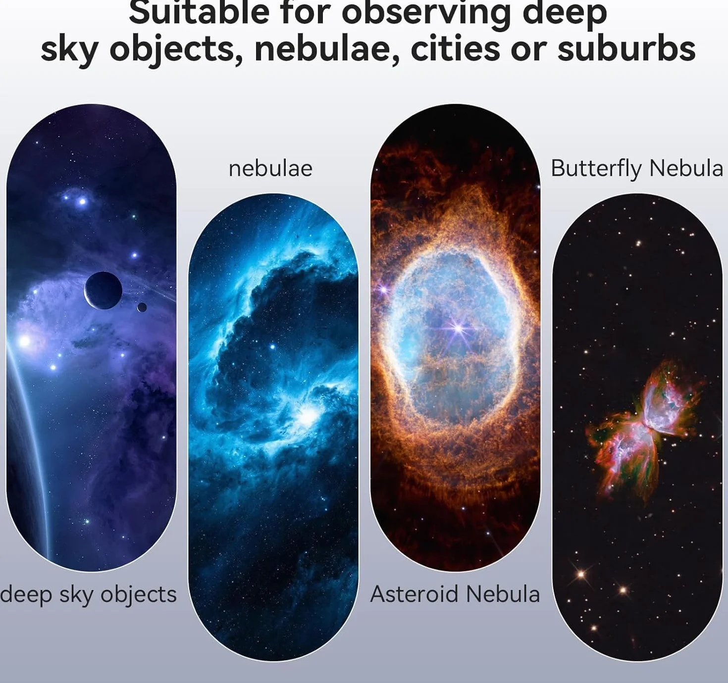 Svbony Teleskopfilter 1.25", UHC Filter Reduziert Lichtverschmutzung Kontrast Erhöhen, Okularfilter für Nebel Deep Sky Astronomische Beobachtung und Astrofotografie