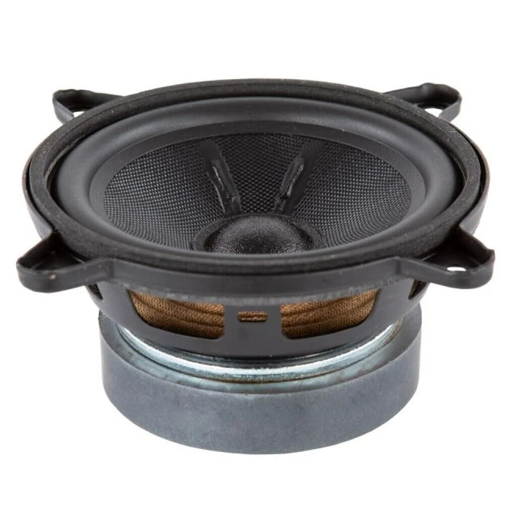 KIT Set FÜR FAITAL PRO 4FE35 4 Ohm, 1 Tieftöner Lautsprecher mit den Abmessungen 10 cm 100 mm 4" im Durchmesser, 30 Watt rms und 60 Watt max, Empfindlichkeit 91 db, für Autos, 1 Stück