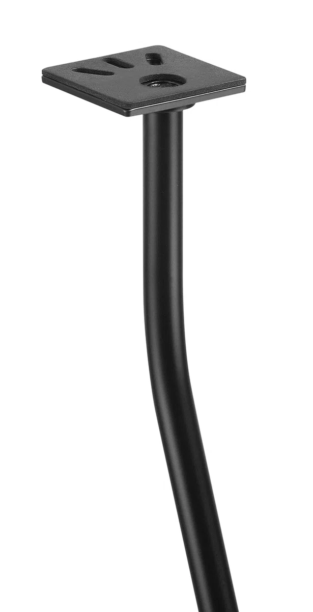 2 Lautsprecherständer - Universal für Satelliten Surround Boxen Schwarz je 4.5kg belastbar von HALTERUNGSPROFI S05