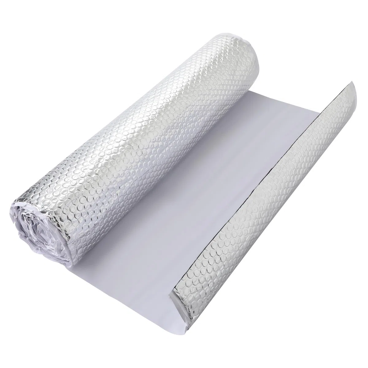 2mm 2qm Alubutyl 50x400 cm Anti Dröhn Dämmmatte selbstklebend Auto Dämmung - KFZ Lärmschutz, Schalldämmung und Schallschutz（1 Rolle）