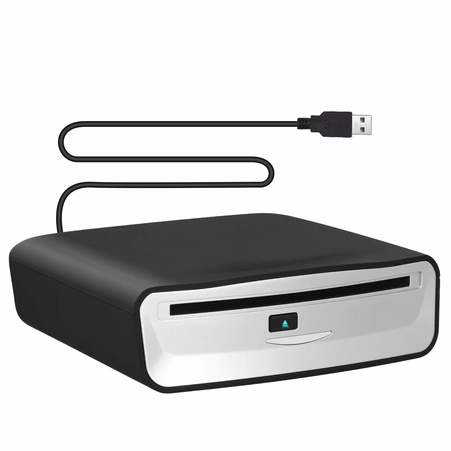 USB Externer DVD CD Player für Auto - Plug & Play CD-Laufwerk mit USB Anschluss, Tragbares Optisches Laufwerk für Auto Radio, Multimedia-Player