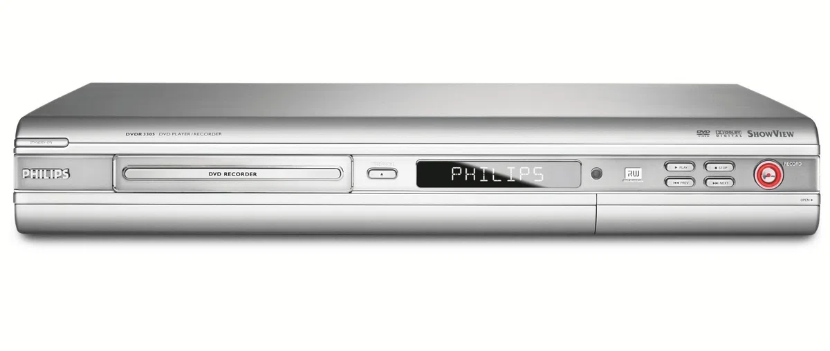 Philips DVDR 3305 DVD-Rekorder silber