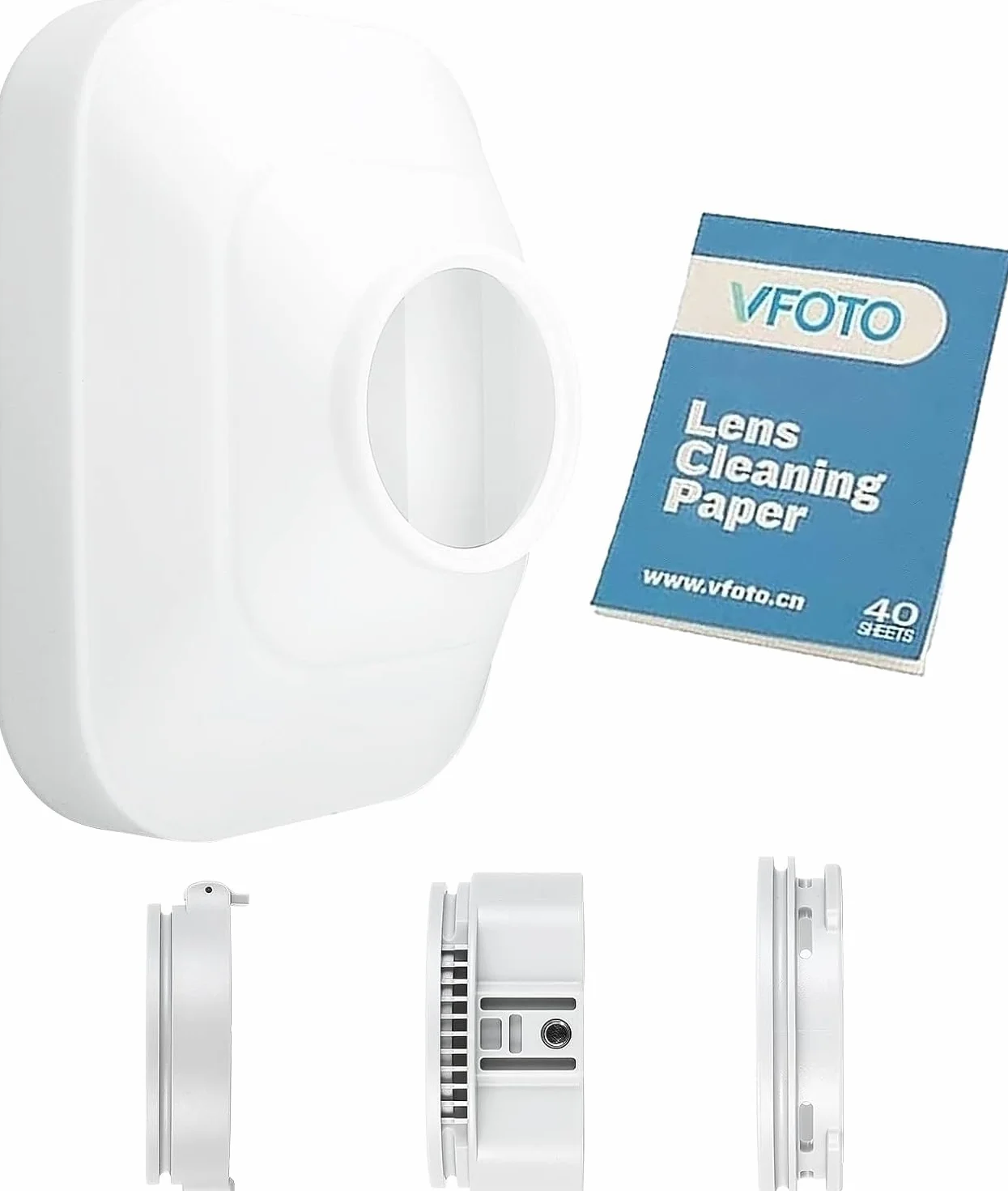 Godox ML-CS1625 Faltbares Diffusionskuppel-Kit (3 Adapterringe enthalten) für ML30 ML30Bi ML60 ML60Bi V1S V1C V1N V1O V1F V850III V860III TT685II AD100/200/300/400Pro (ML-CS1625)