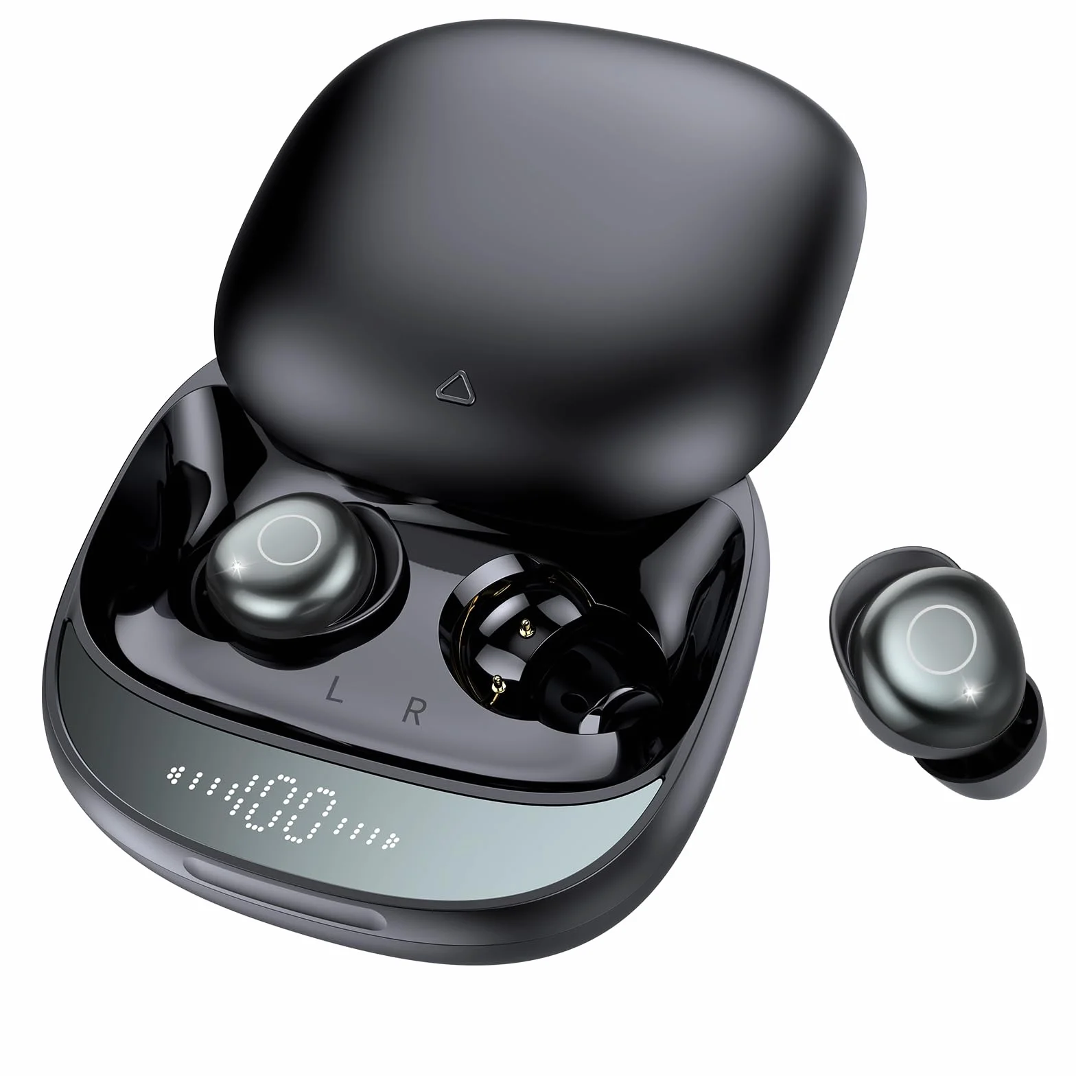 Bluetooth Kopfhörer Kabellos, Schlaf kopfhörer Seitenschläfer 2026, Schlafkopfhörer Bluetooth 5.4 mit White Noise, 6 EQ Sleep Earbuds, Mini Ohrhörer zum Schlafen 40Std, In Ear Kopfhörer LED